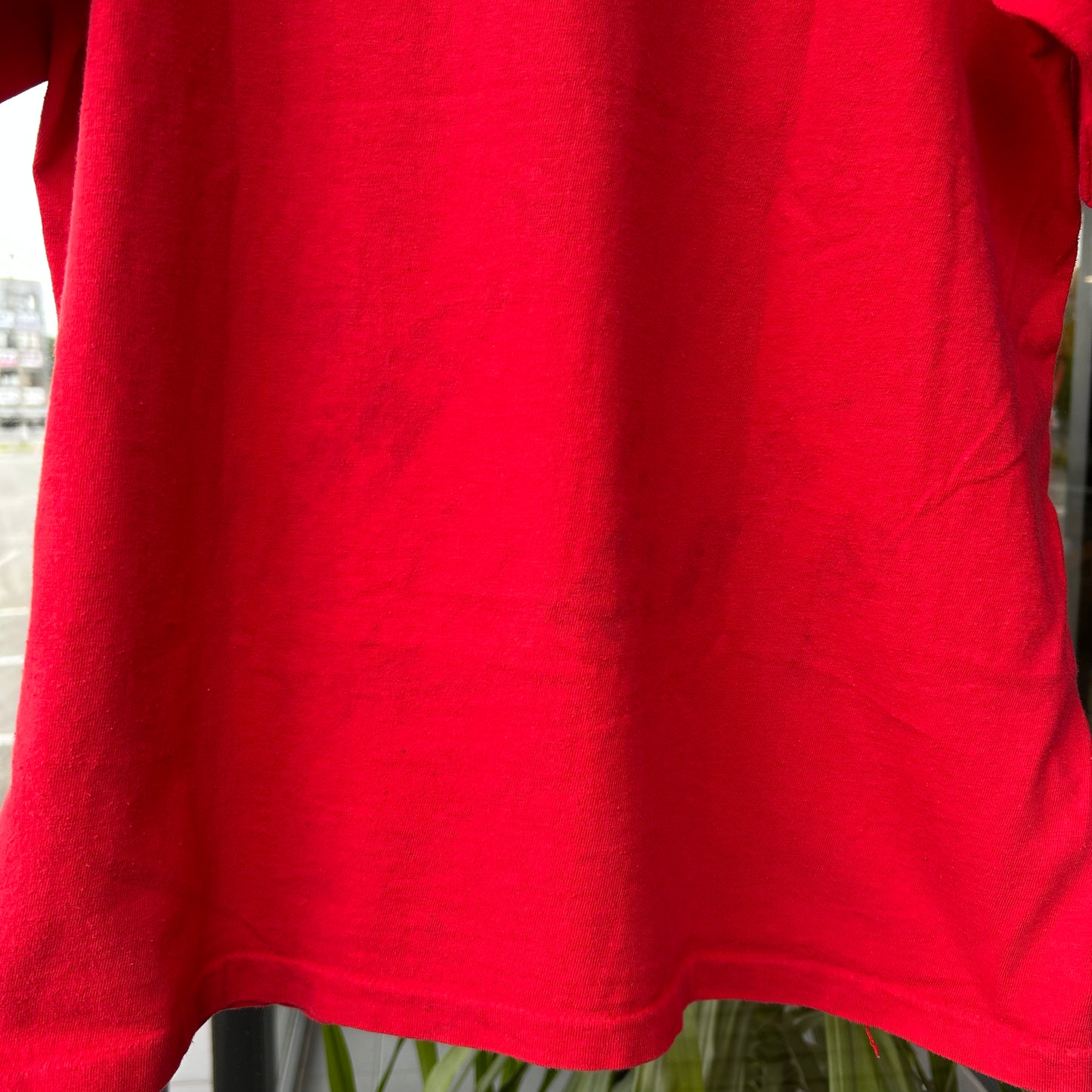 90's Hanes LIFE MAGAZINE ロゴTシャツ 企業T 雑誌 赤(L)/A6394T-SO
