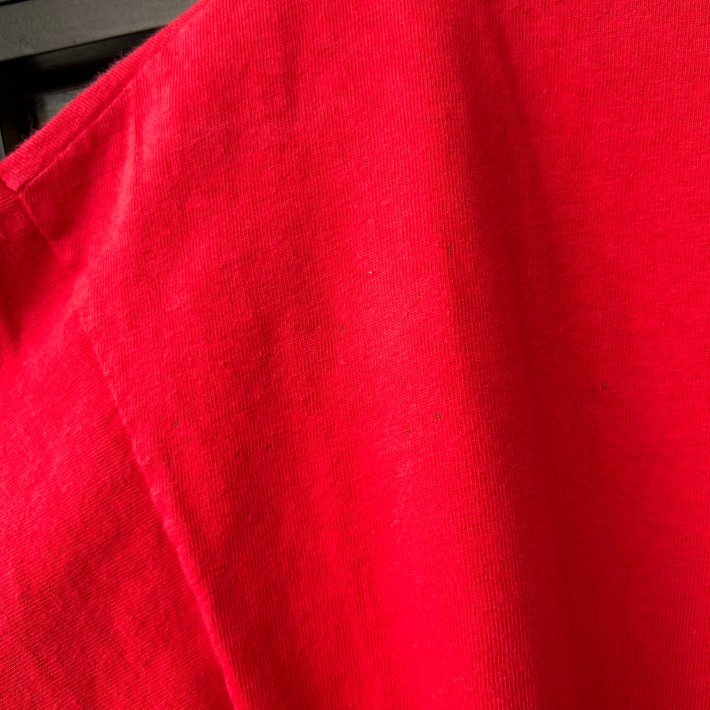 90's Hanes LIFE MAGAZINE ロゴTシャツ 企業T 雑誌 赤(L)/A6394T-SO