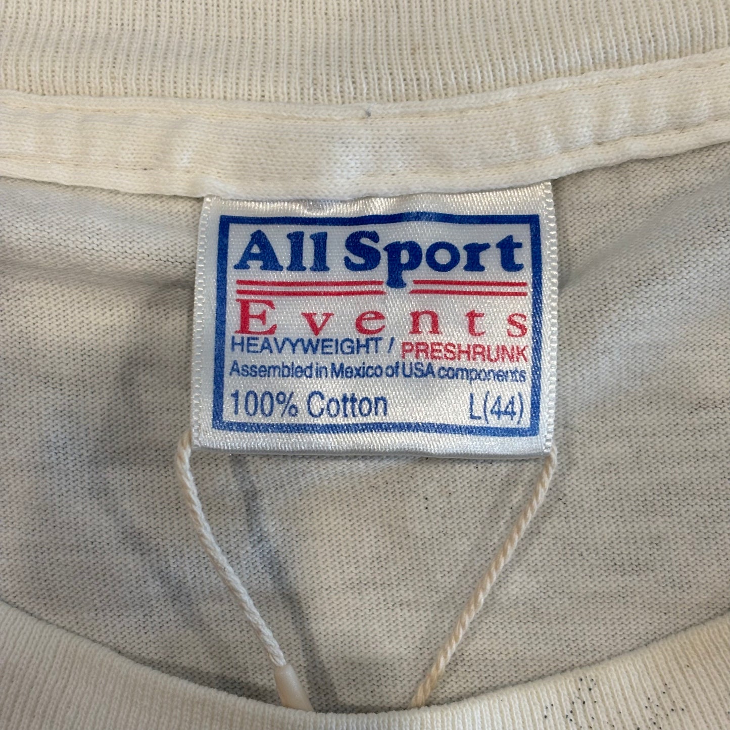 90's All Sport アメリカンフットボールTシャツ 白 (L)/A7566T-SO