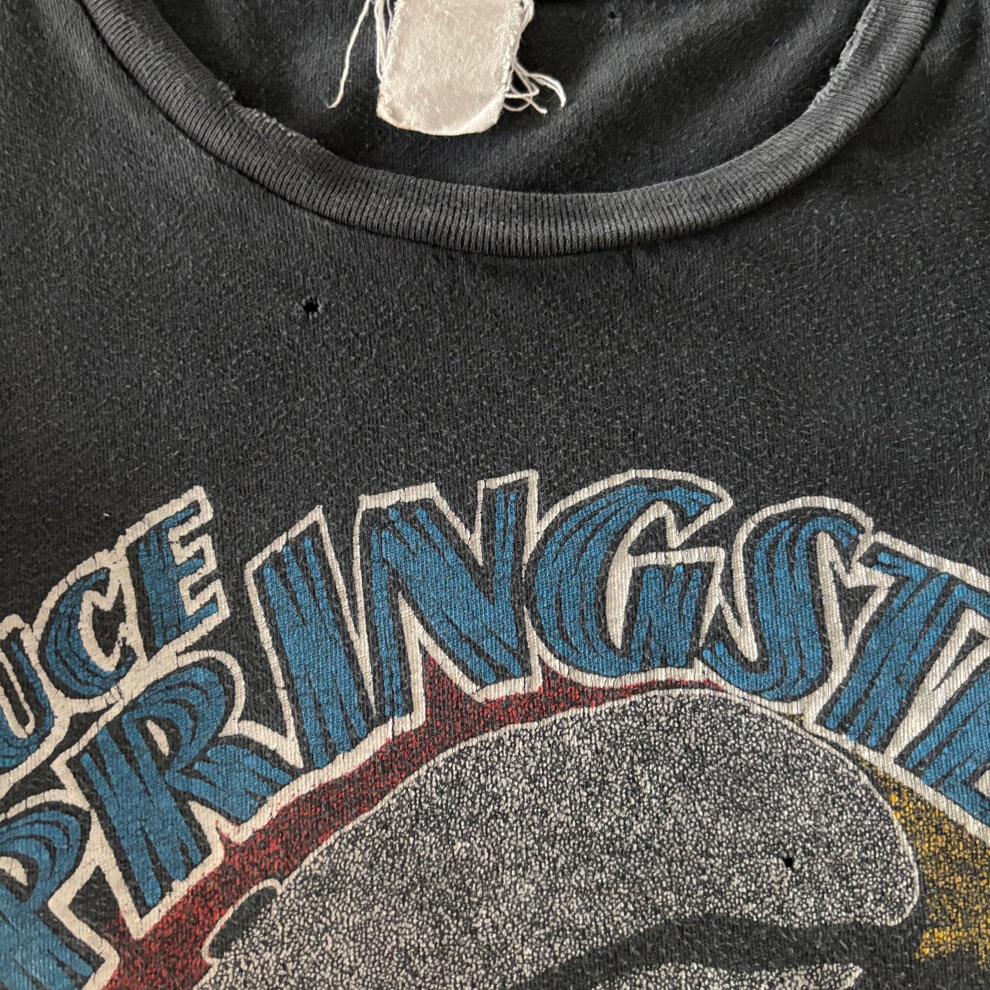 80's Bruce Springsteen&E STREET BAND TOUR 1978 バンドTシャツ 黒 /A7616T-SO