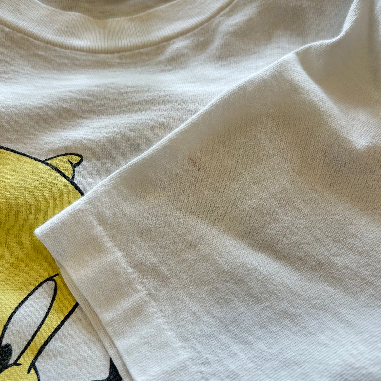 90's WARNER BROS ポーキー・ピッグ キャラクターTシャツ Looney Tunes白(L)/B2073T-SO