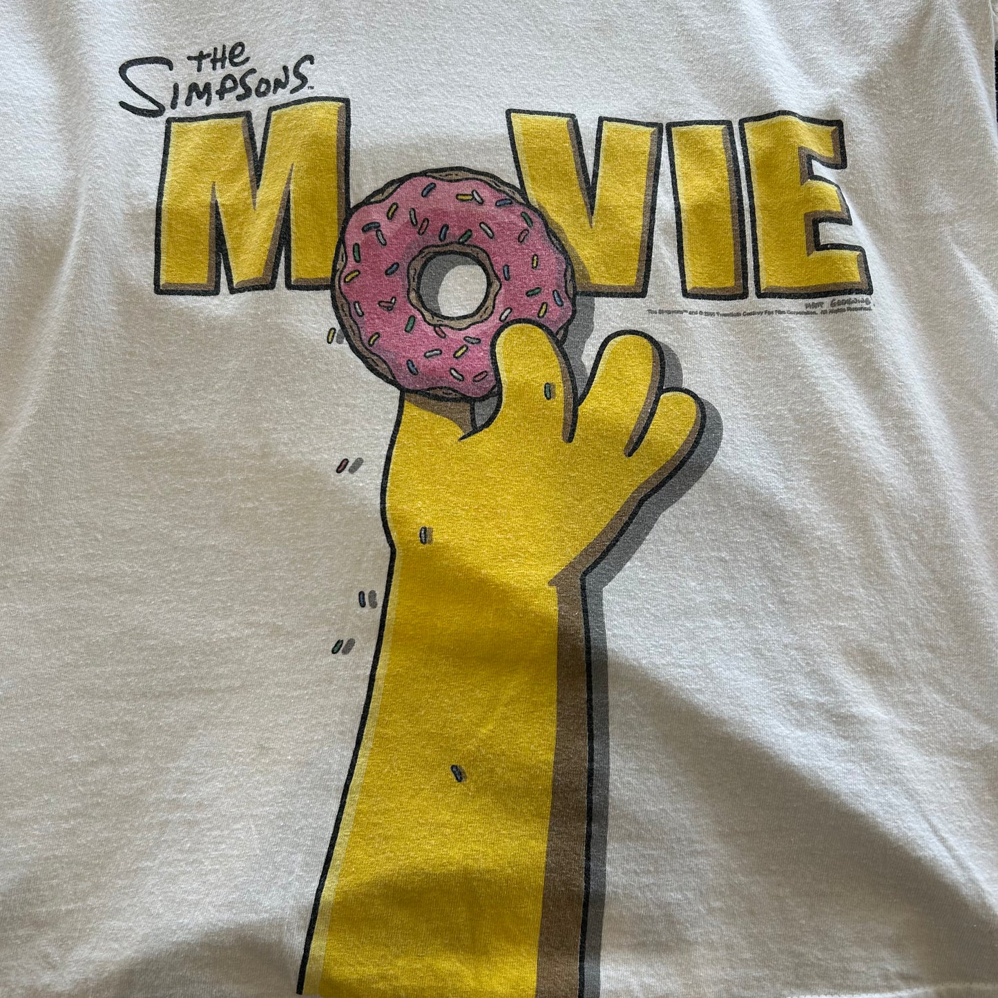 00's THE SIMPSONS MOVIE シンプソンズ Tシャツ ムービーT 白/B1951T-SO