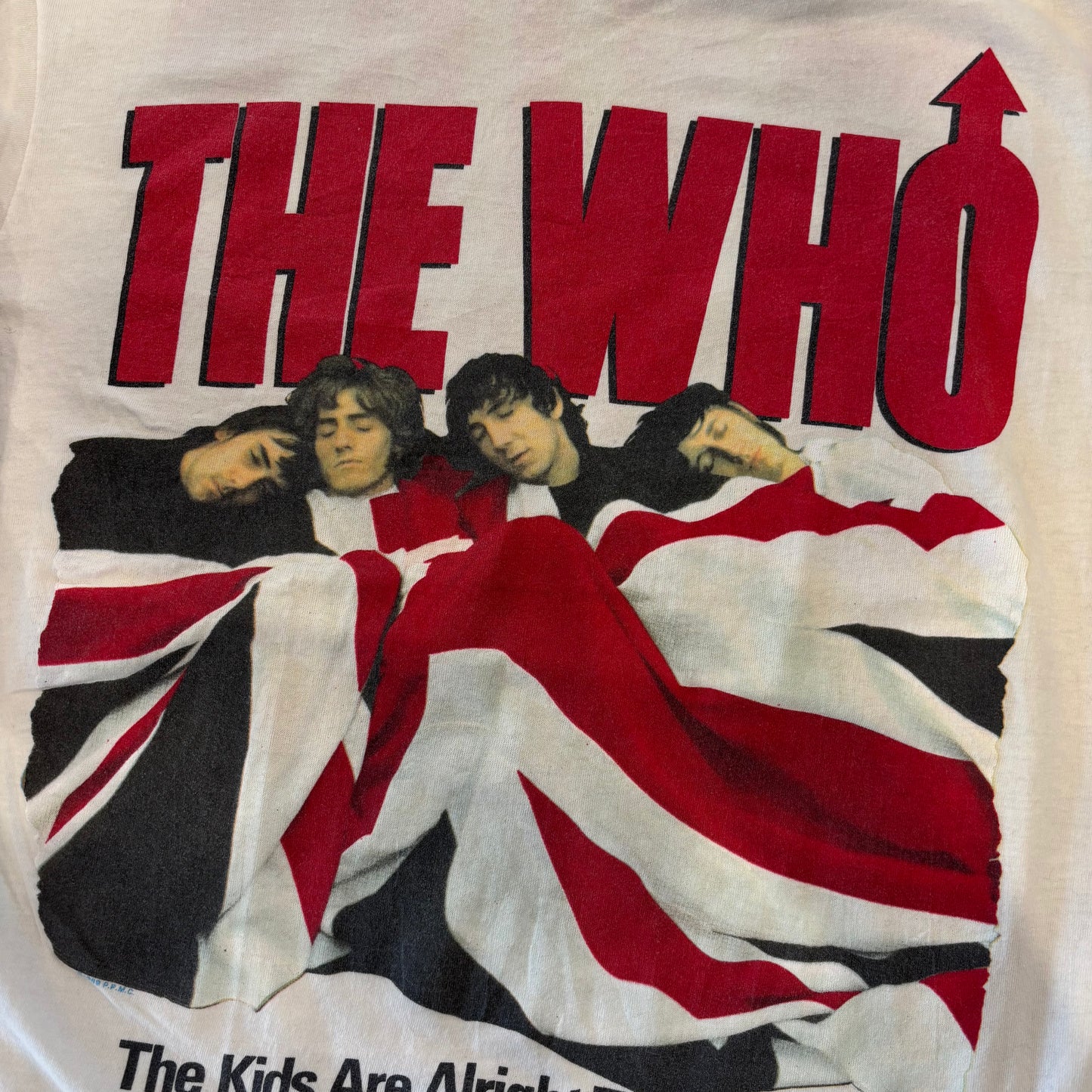 80's Hanes THE WHO "The kind ARE ALRIGHT TOUR 1989" バンドTシャツ 白 L /A7618T-SO