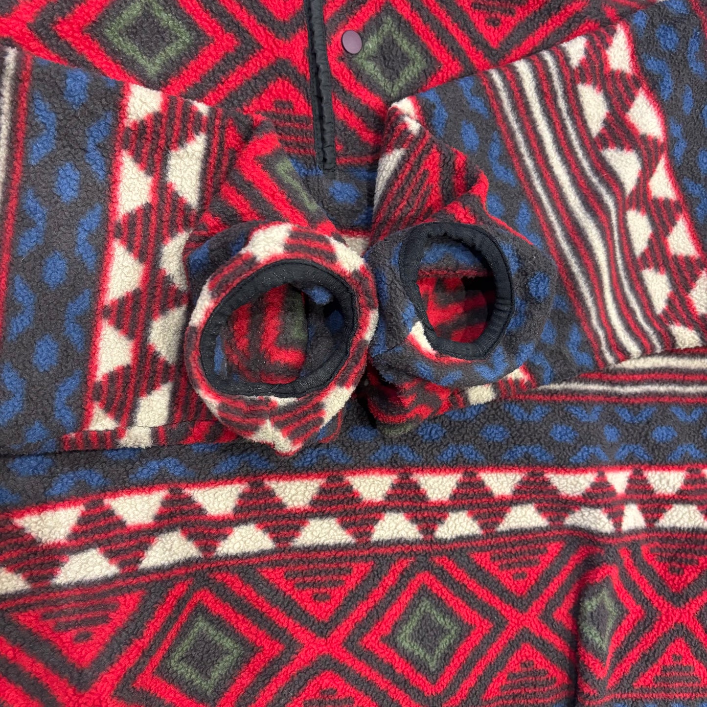 90's Patagonia パタゴニア "Saltillo" synchilla snap-t シンチラスナップT サルティーヨ柄 (L)/C0083F-SO