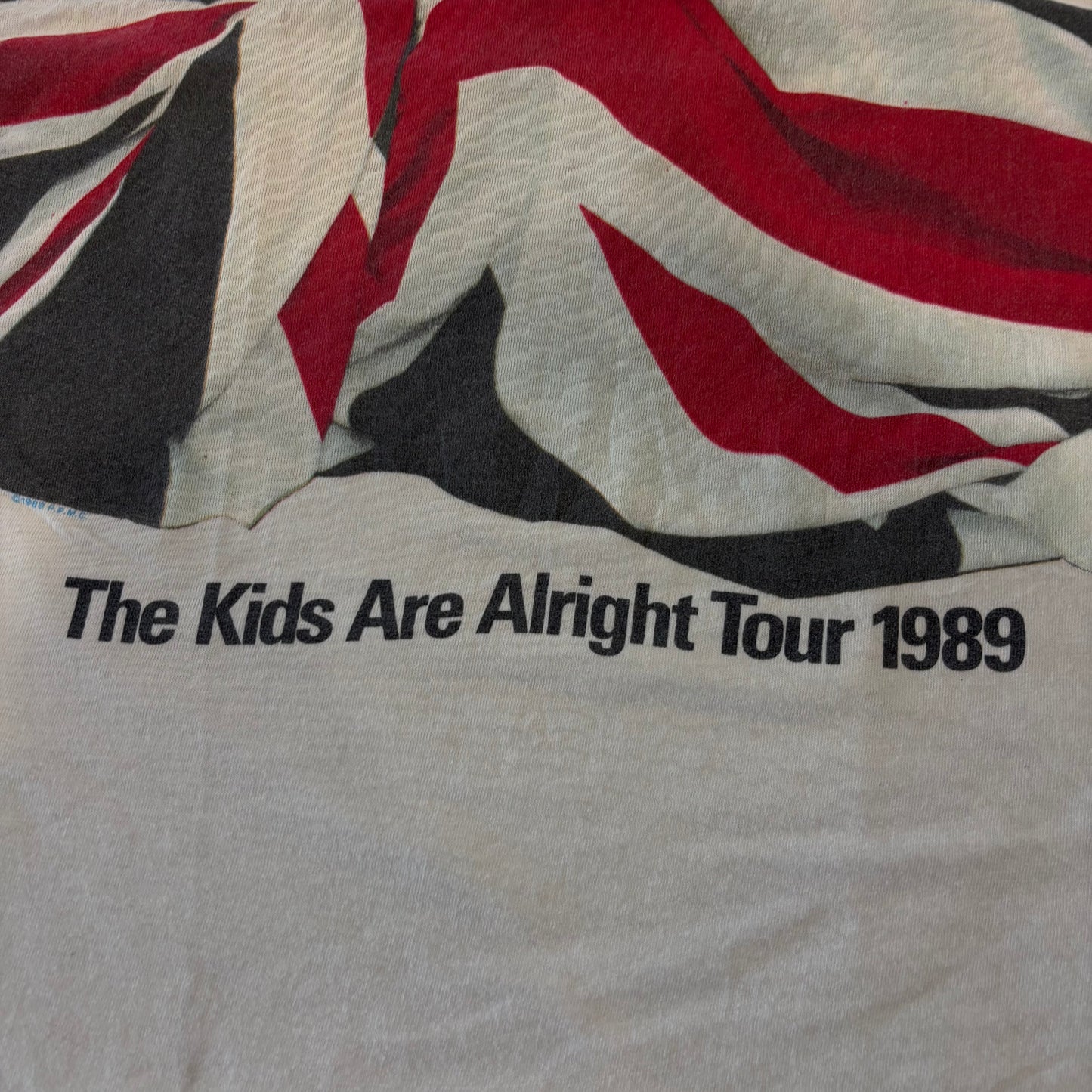 80's Hanes THE WHO "The kind ARE ALRIGHT TOUR 1989" バンドTシャツ 白 L /A7618T-SO
