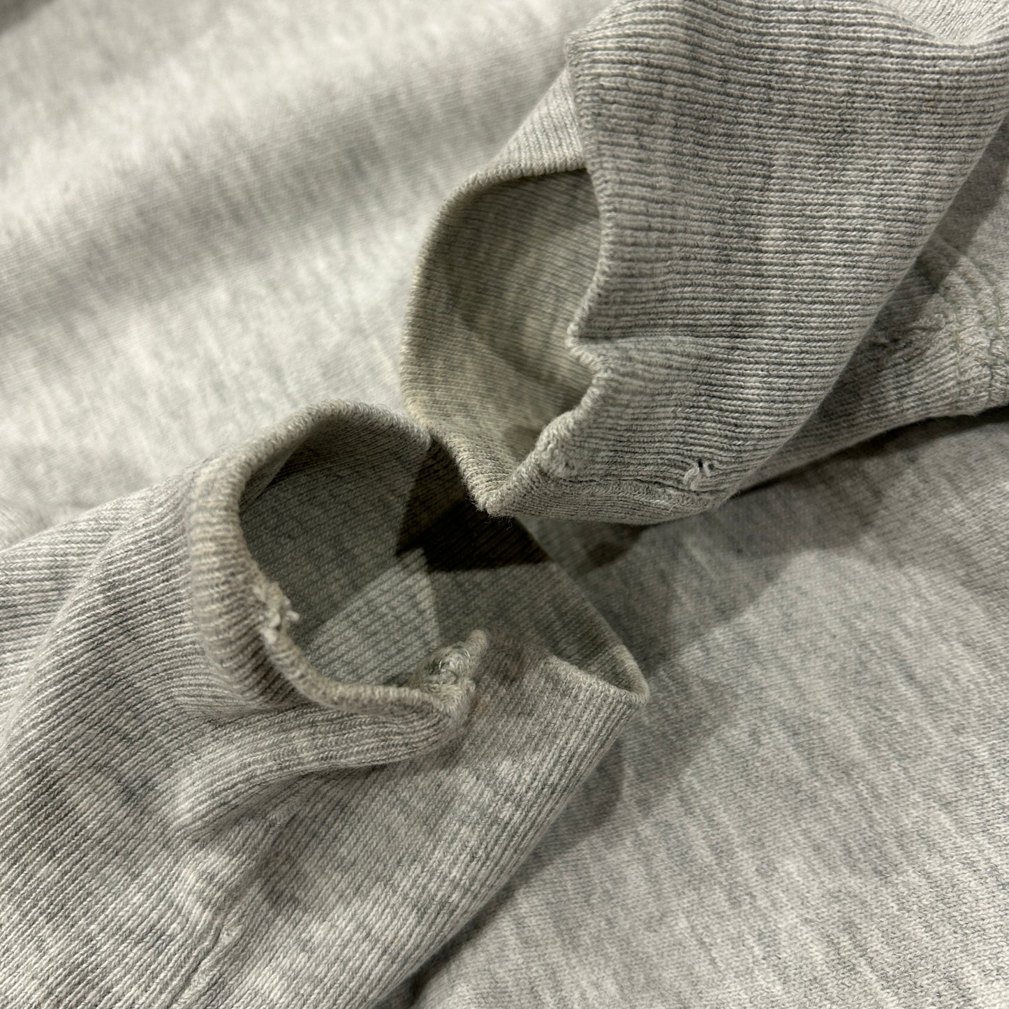 80's Champion×LANDS' END Reverse Weave リバース EFW刺繍 スウェット グレー/A5398R-SO
