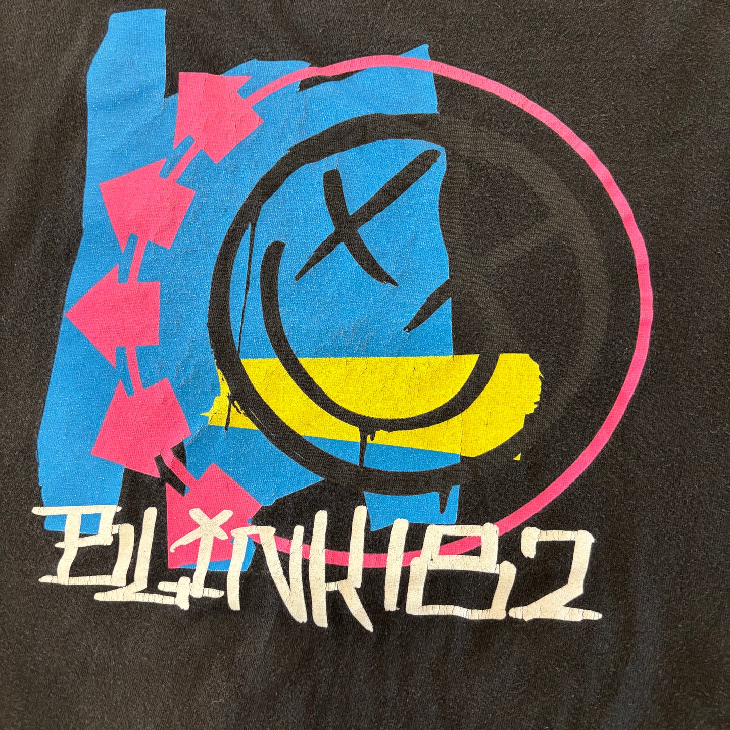 00's M&O BLINK182 スマイリープリント バンドTシャツ 黒 L /A7410T-SO