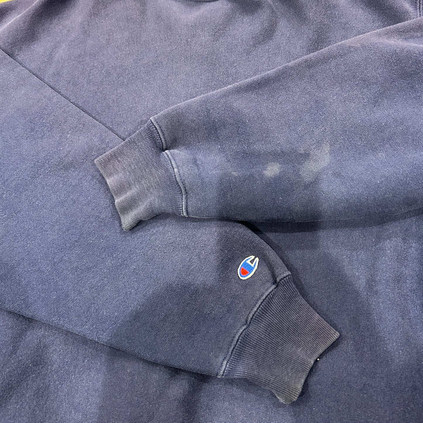 90's Champion Reverse Weave リバースウィーブ スナップカーディガン フェード ナス紺(XL)/A6685R-SO