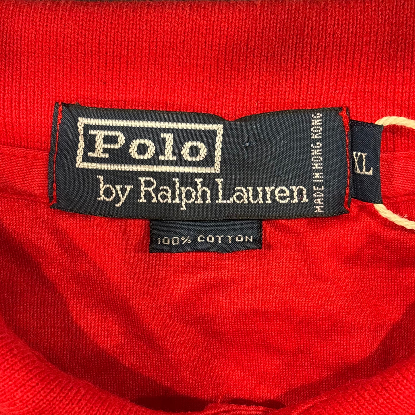 00's Polo Ralph Lauren ボーダー柄 星条旗 ポロシャツ 赤白青(XL)/A3738S-SO