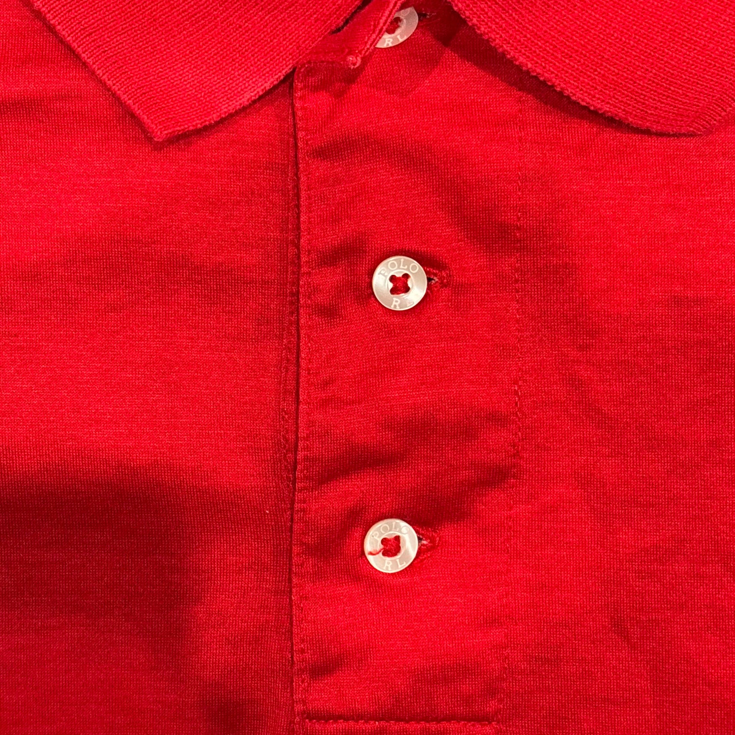 00's Polo Ralph Lauren ボーダー柄 星条旗 ポロシャツ 赤白青(XL)/A3738S-SO