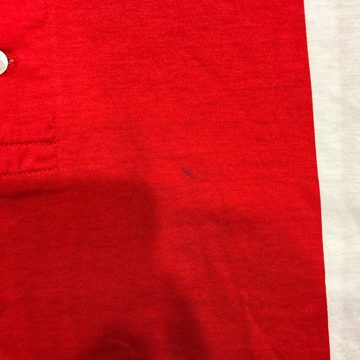 00's Polo Ralph Lauren ボーダー柄 星条旗 ポロシャツ 赤白青(XL)/A3738S-SO