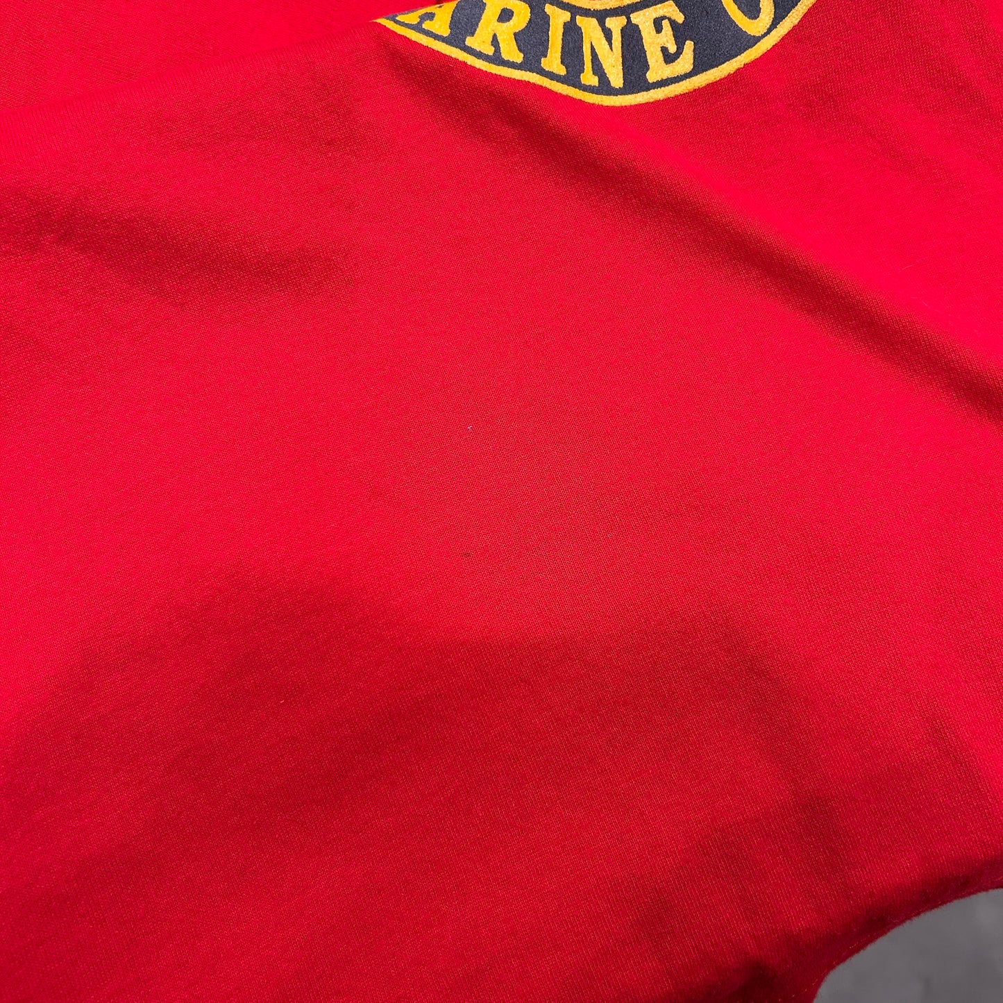 90's SOFFE USMC ミリタリー ロゴTシャツ 赤(L)/A6396T-SO