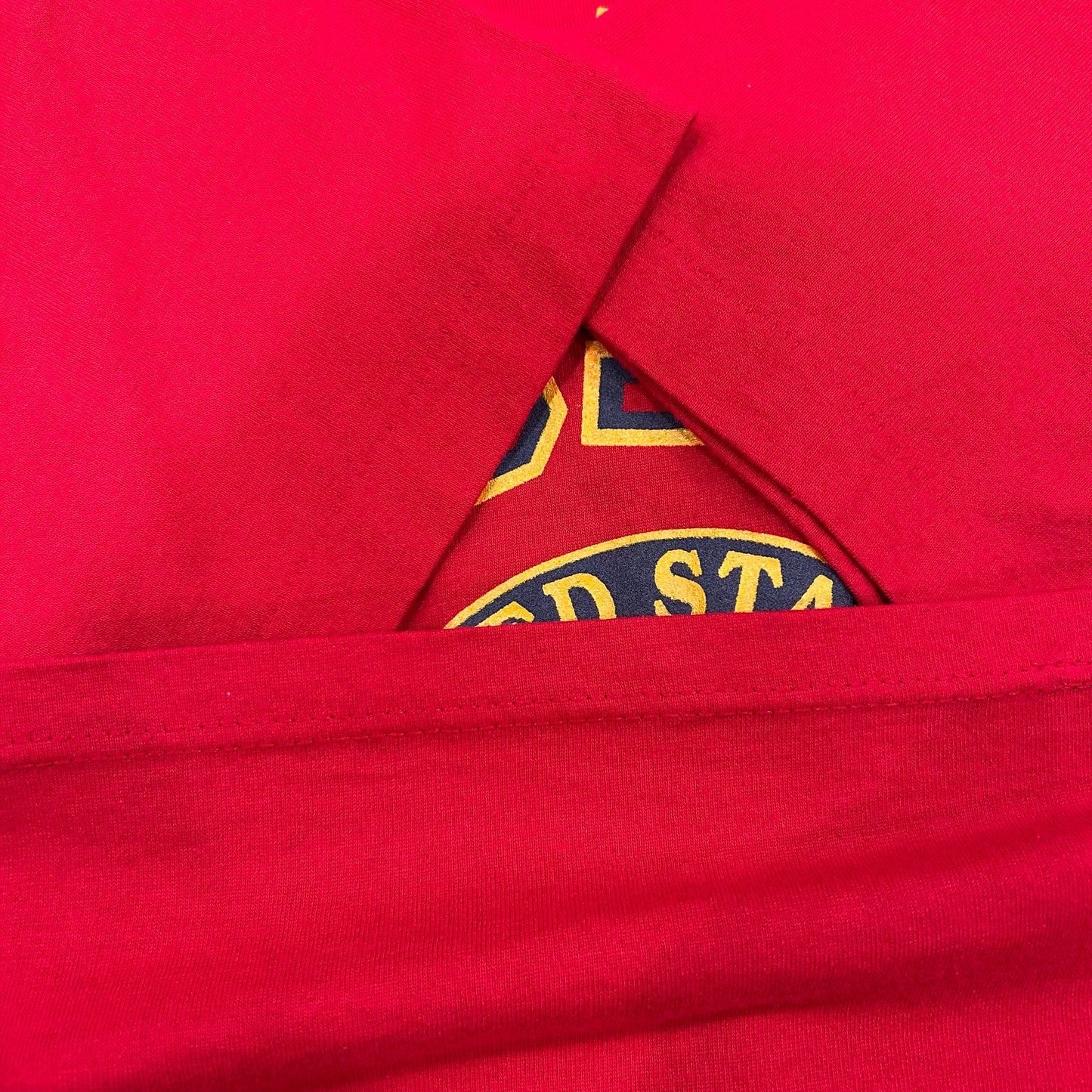 90's SOFFE USMC ミリタリー ロゴTシャツ 赤(L)/A6396T-SO