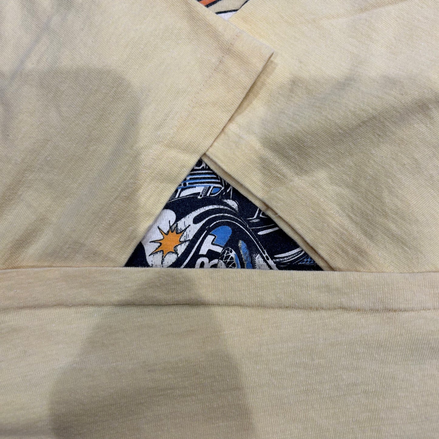 70's Sears Kings Road FORD クラシックカー HOT ROD プリントTシャツ 黄色(L)/A6411T-SO