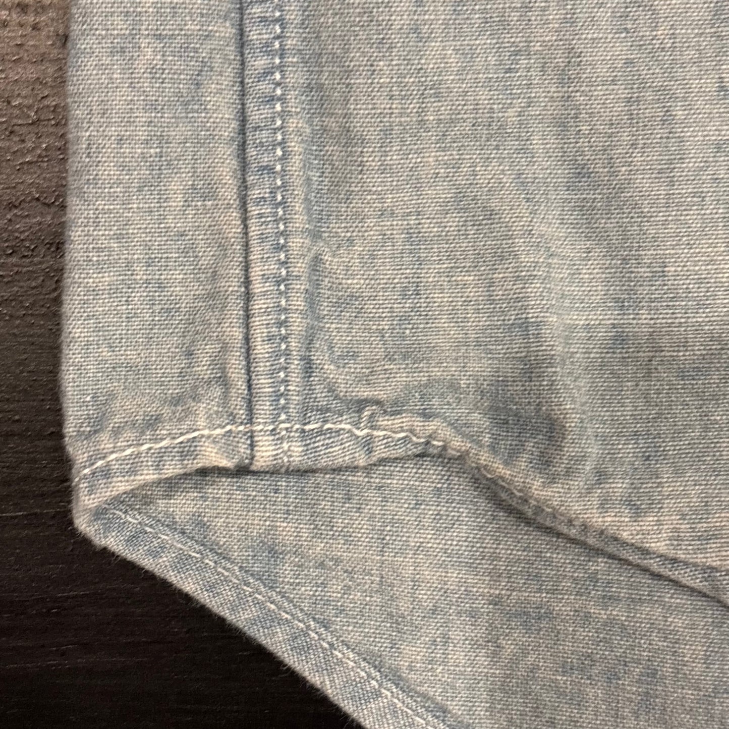 00's J.CREW ショートスリーブシャツ 水色 (L)/A7467S-SO