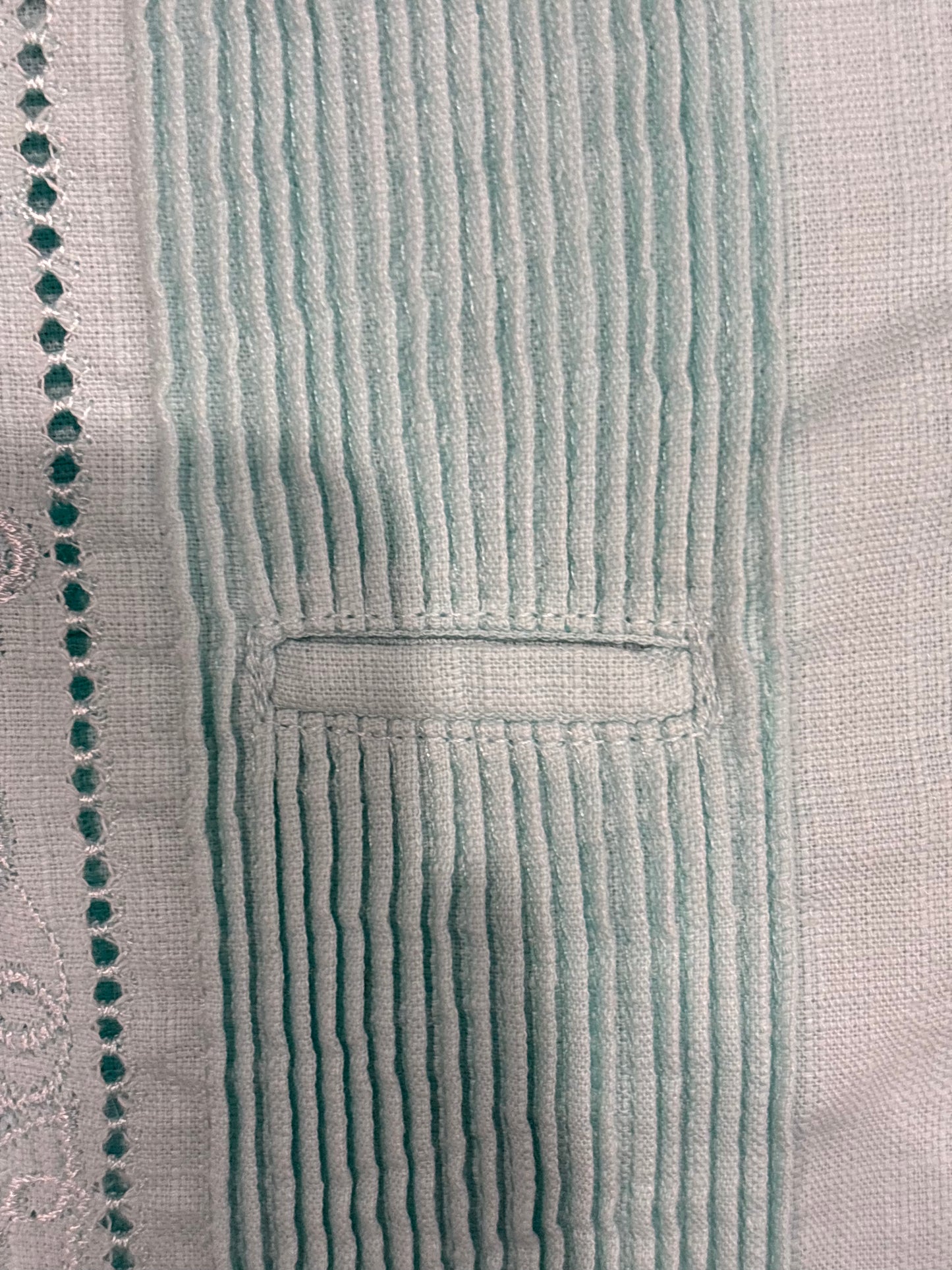 00's YUCATAN キューバシャツ 水色 (XL)/A7641S-SO
