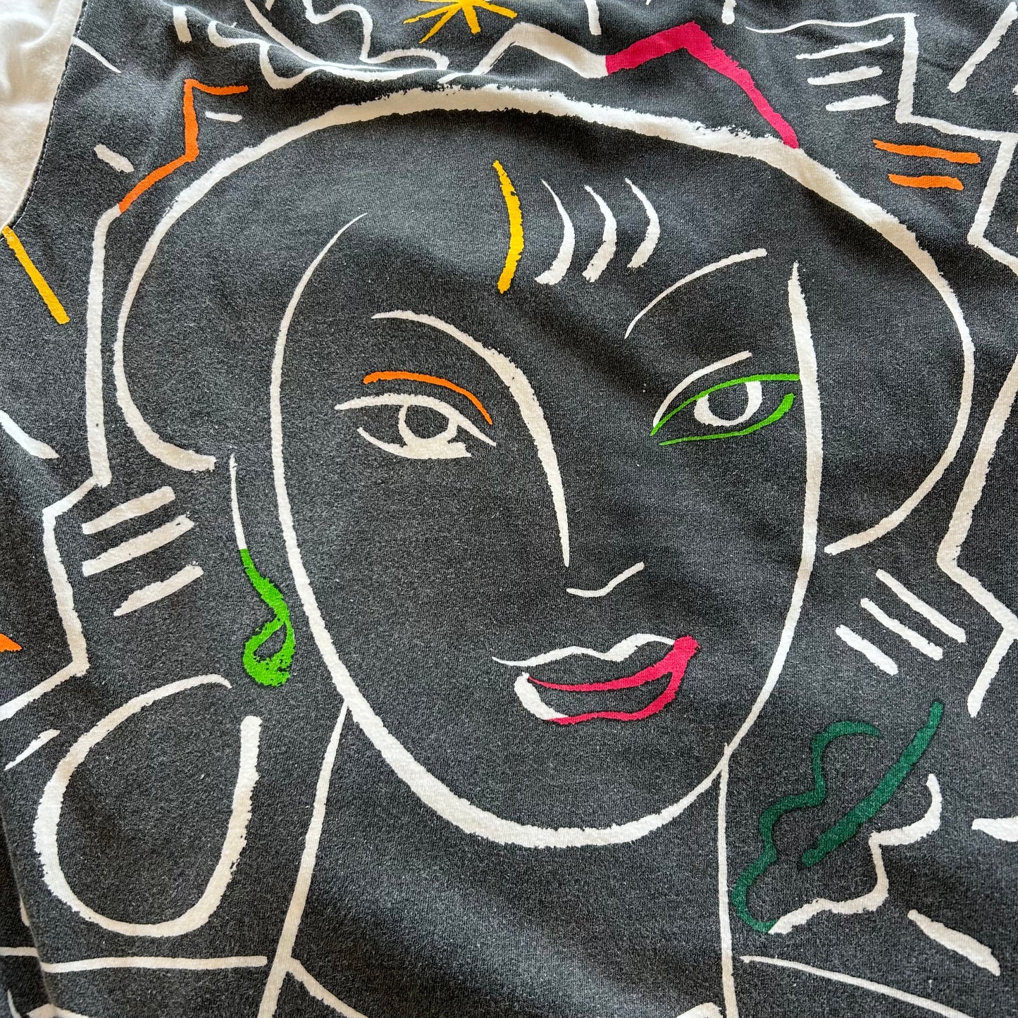 90's ESPRIT アートTシャツ 白(One Size)/B2357T-SO