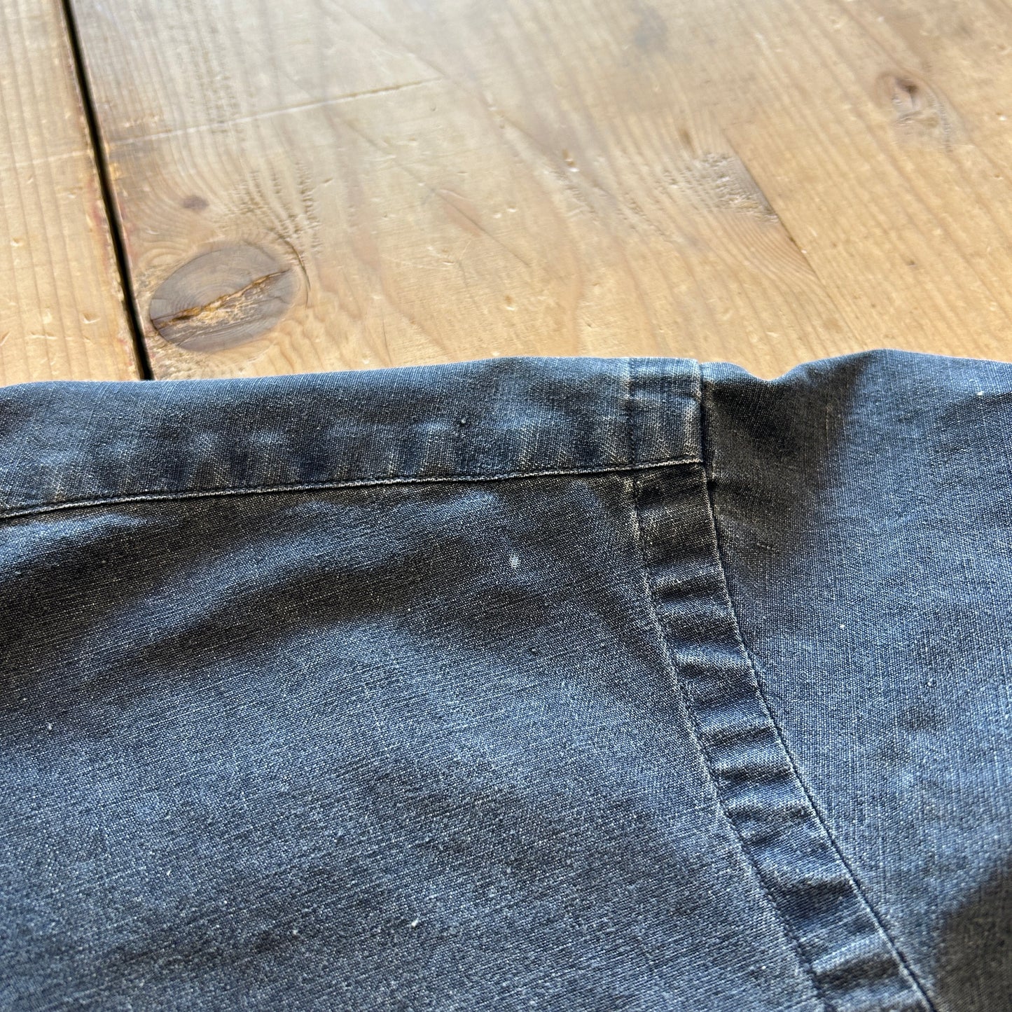00's Ralph Lauren ラルフローレン コットン ワークシャツ グレー (M)/B2912SH-SO
