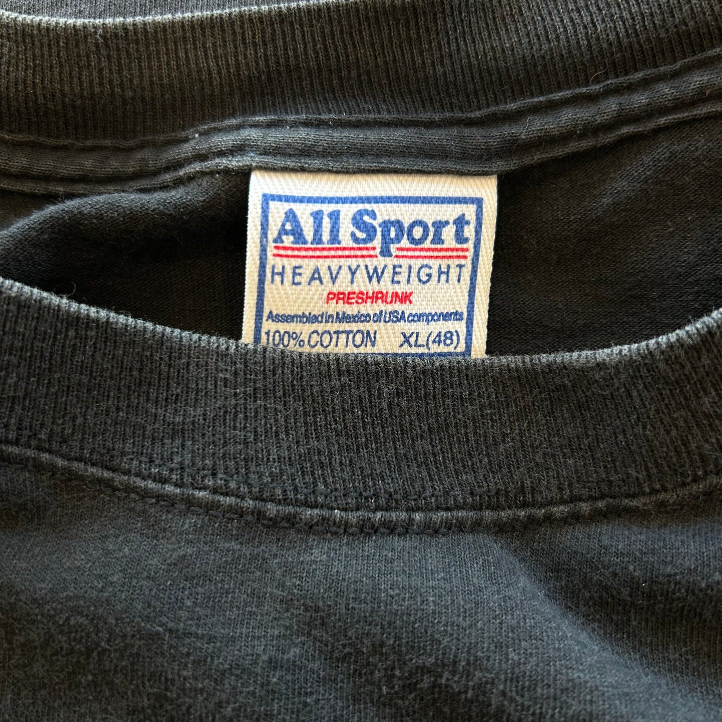 90's All Sport OZZY OSBOURN オジーオズボーン NO CRAP ROCK&ROLL Tシャツ 黒(XL)/A6523T-SO