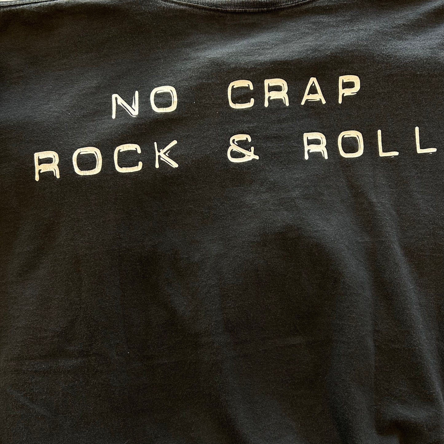 90's All Sport OZZY OSBOURN オジーオズボーン NO CRAP ROCK&ROLL Tシャツ 黒(XL)/A6523T-SO