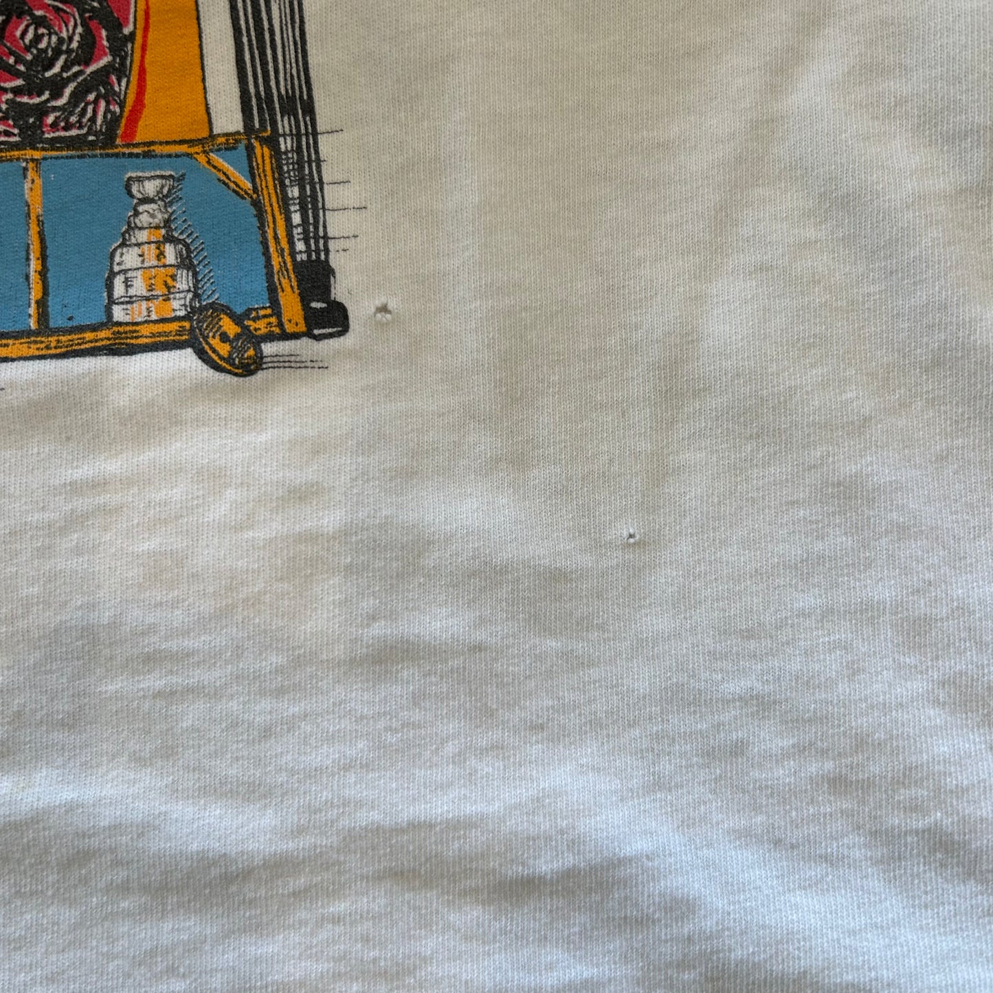 90's SIGNAL SPORT Grateful Dead ARNOLD SLICK Tシャツ デッドスカル 白(サイズ不明)/A6502T-SO