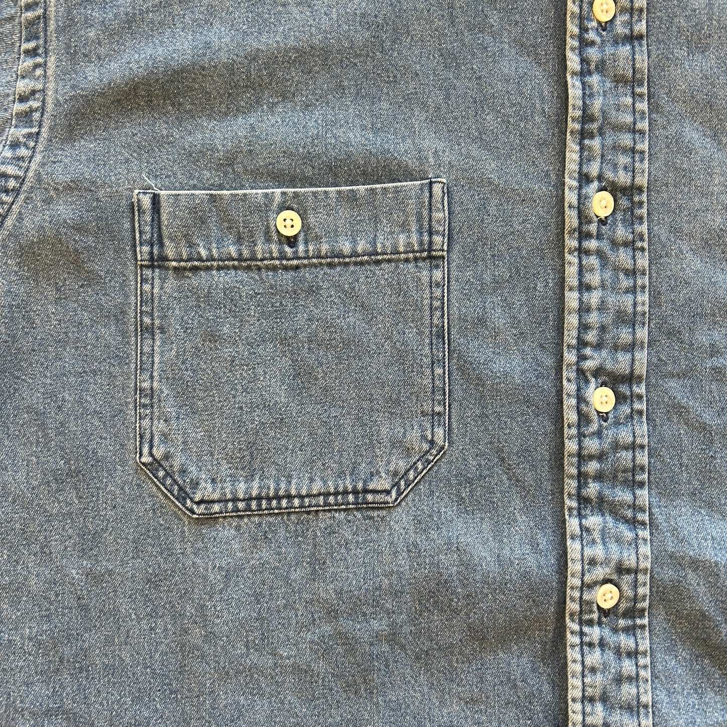 00's Polo by Ralph Lauren denim デニム シャツ ブルー (XL)/A2927SH-SO