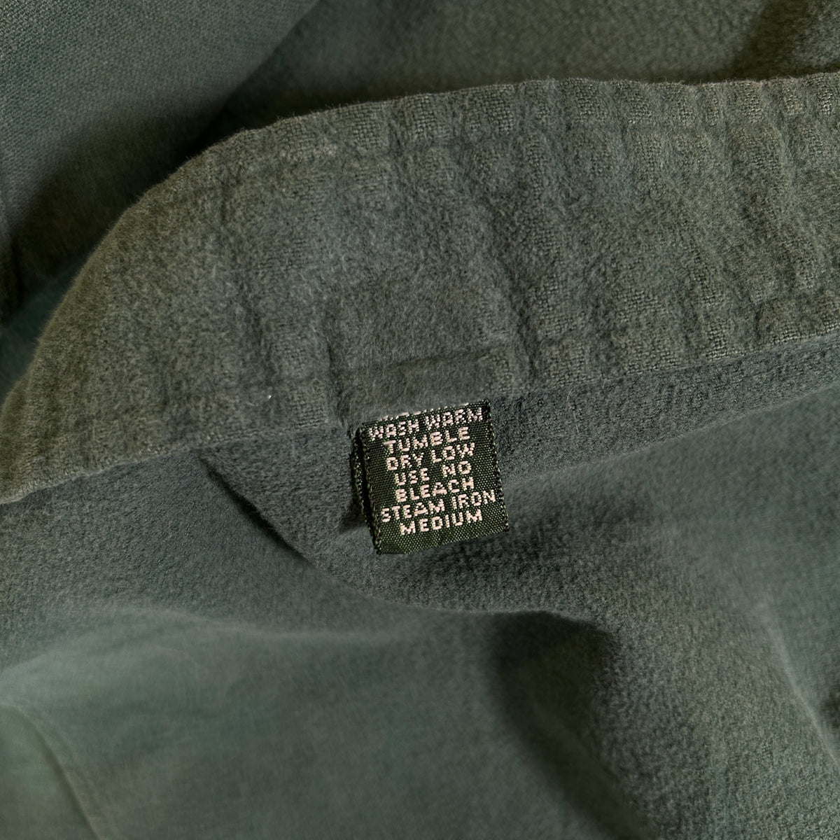 90's Polo Country ポロカントリー シャモアクロスシャツ グリーン(L)/A5313SH-SO