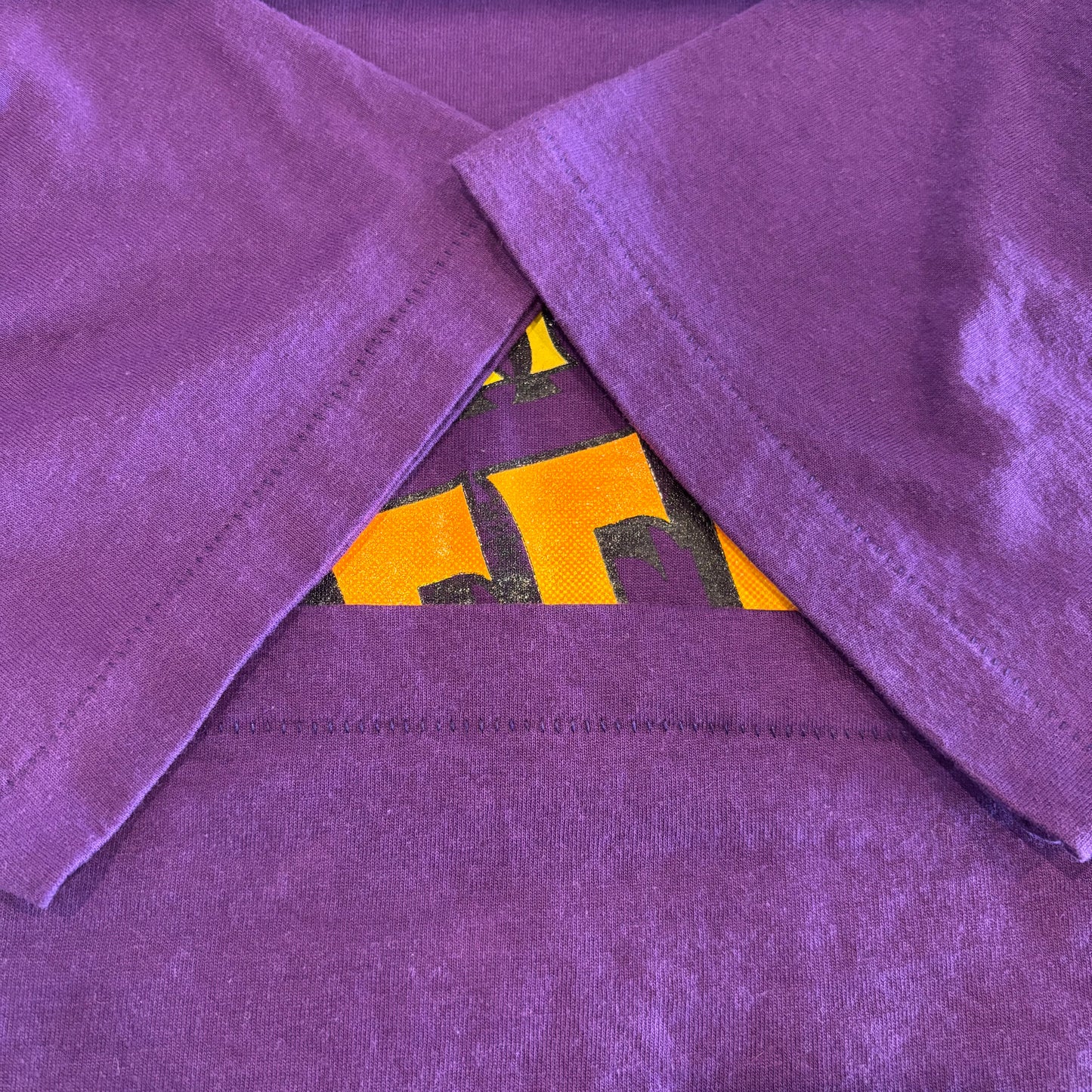 90's Pizza Hut ピザハット アドバタイジングTシャツ パープル(XL)/C1072T-SO