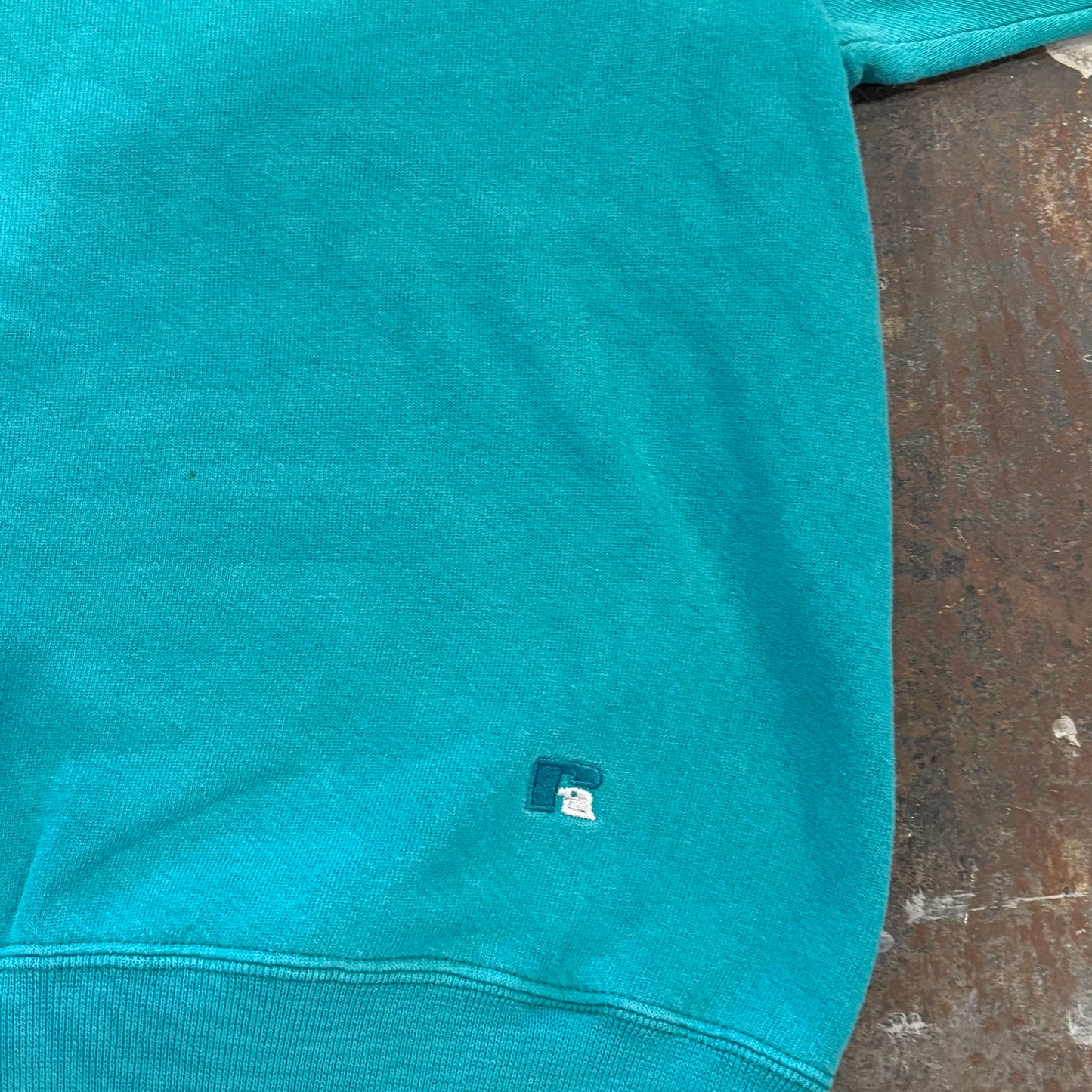 90's Russell Athletic ラッセル 無地 スウェット ターコイズブルー (XL)/A5232SW-SO