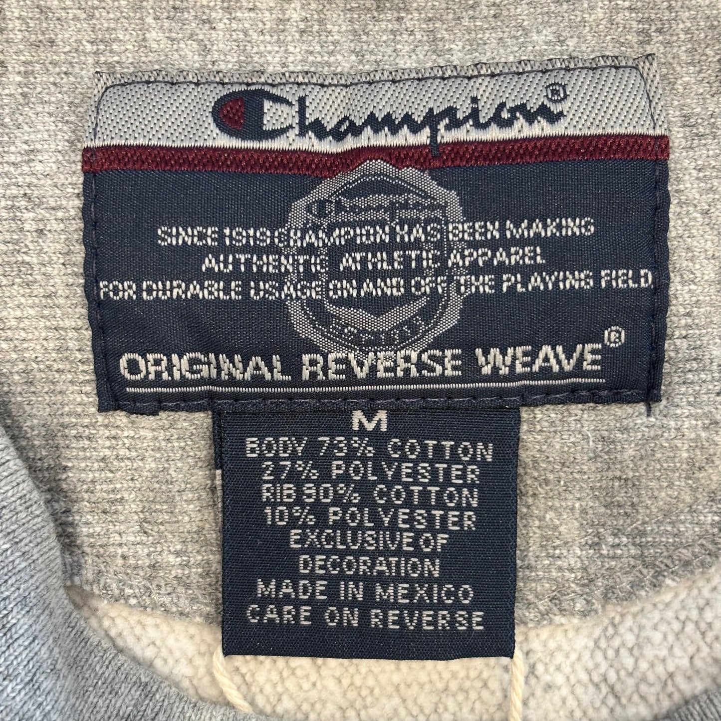 00's Champion Original Reverse Weave リバースウィーブ WISCONSIN カレッジスウェット グレー (M)/A8122R-SO