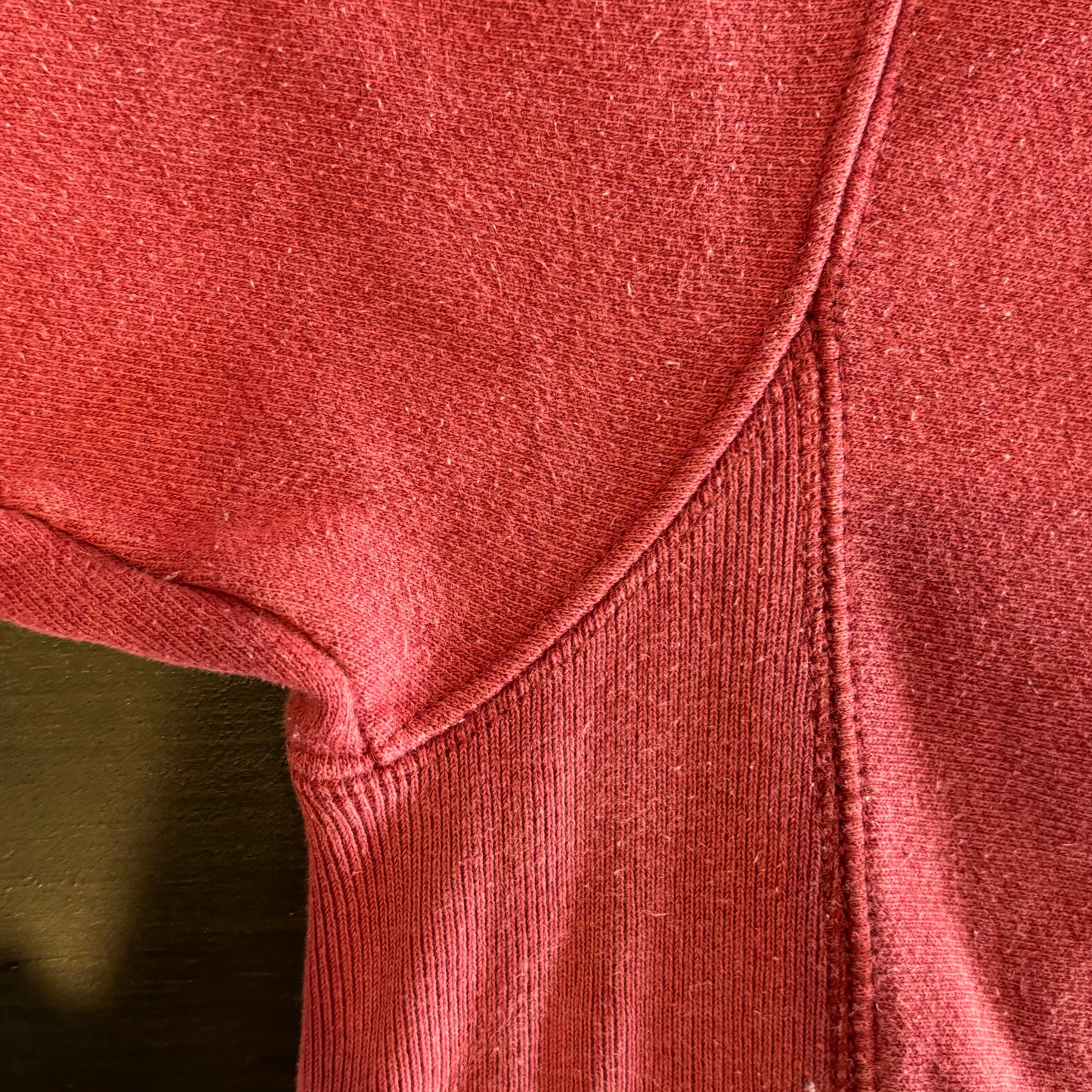 00's Champion Reverse Weave リバースウィーブ 無地スウェット フェード ワインレッド(XL)/B1593R-SO