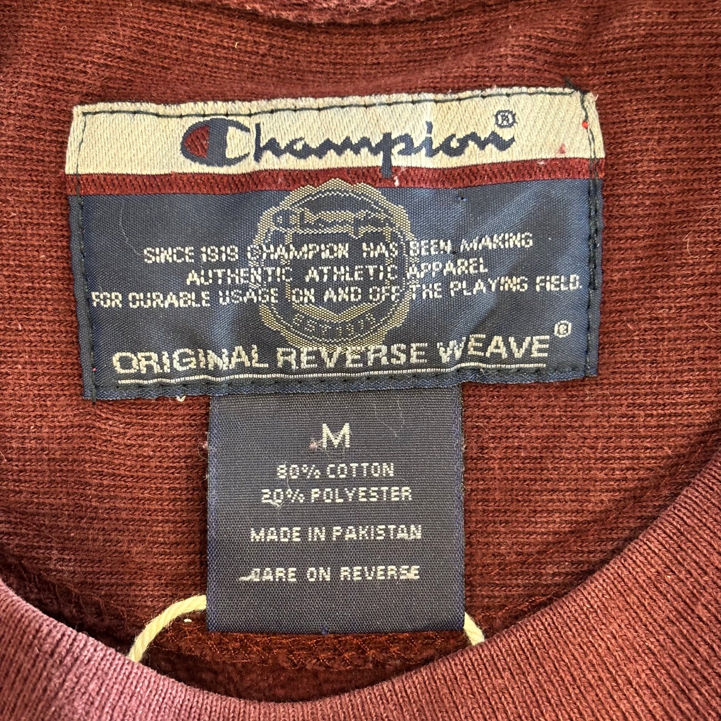 00's Champion Original Reverse Weave リバースウィーブ FORDHAM カレッジスウェット ワインレッド (M)/B3011R-SO