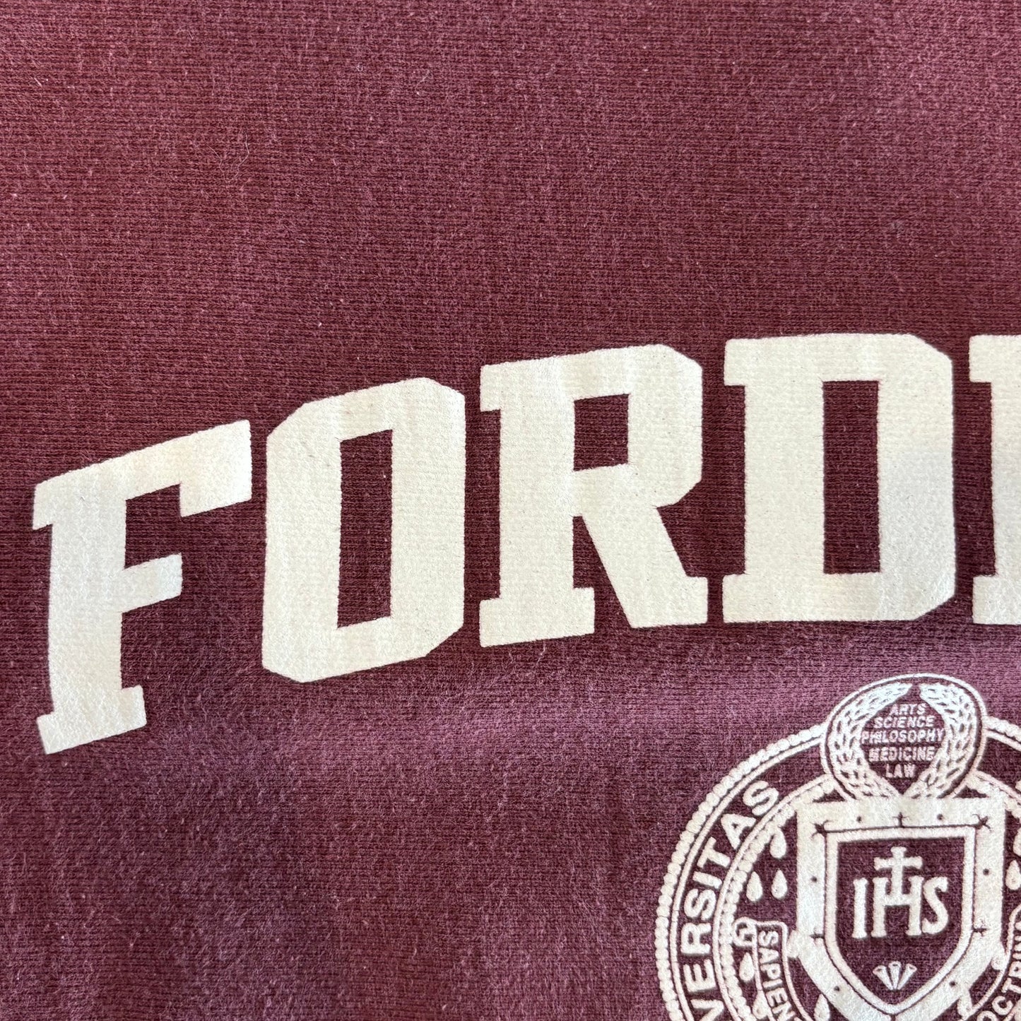 00's Champion Original Reverse Weave リバースウィーブ FORDHAM カレッジスウェット ワインレッド (M)/B3011R-SO