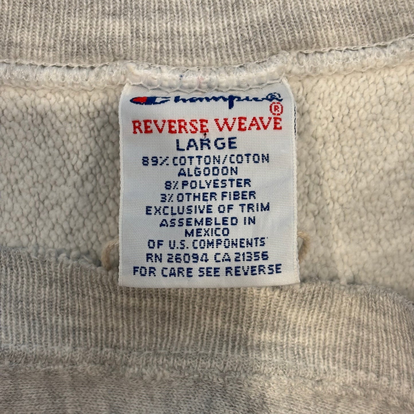90's Champion Reverse Weave リバースウィーブ LEHIGH カレッジスウェット 白 (L)/A1004R-SO