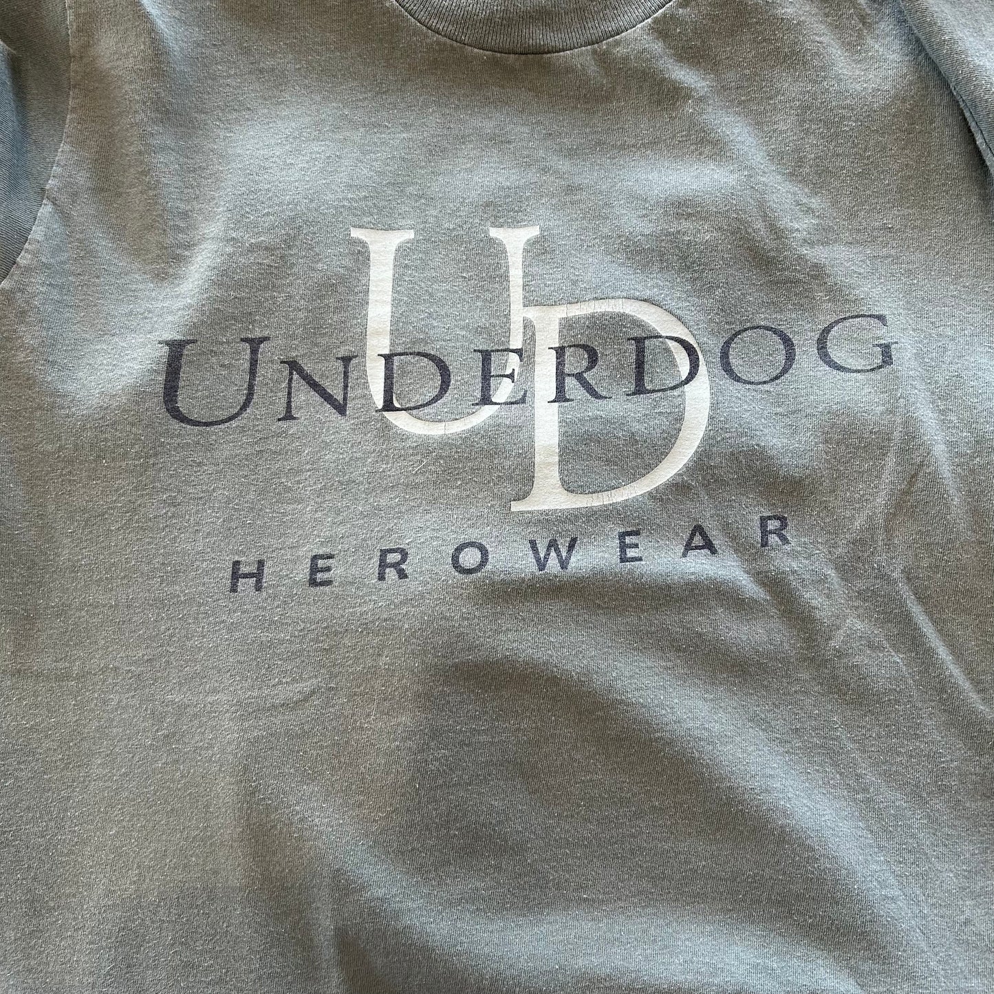 90's Changes UNDER DOG アンダードッグショー キャラクターTシャツ CKパロディーロゴ (L)B2154T-SO