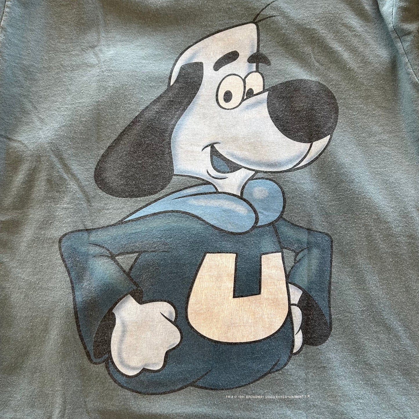 90's Changes UNDER DOG アンダードッグショー キャラクターTシャツ CKパロディーロゴ (L)B2154T-SO