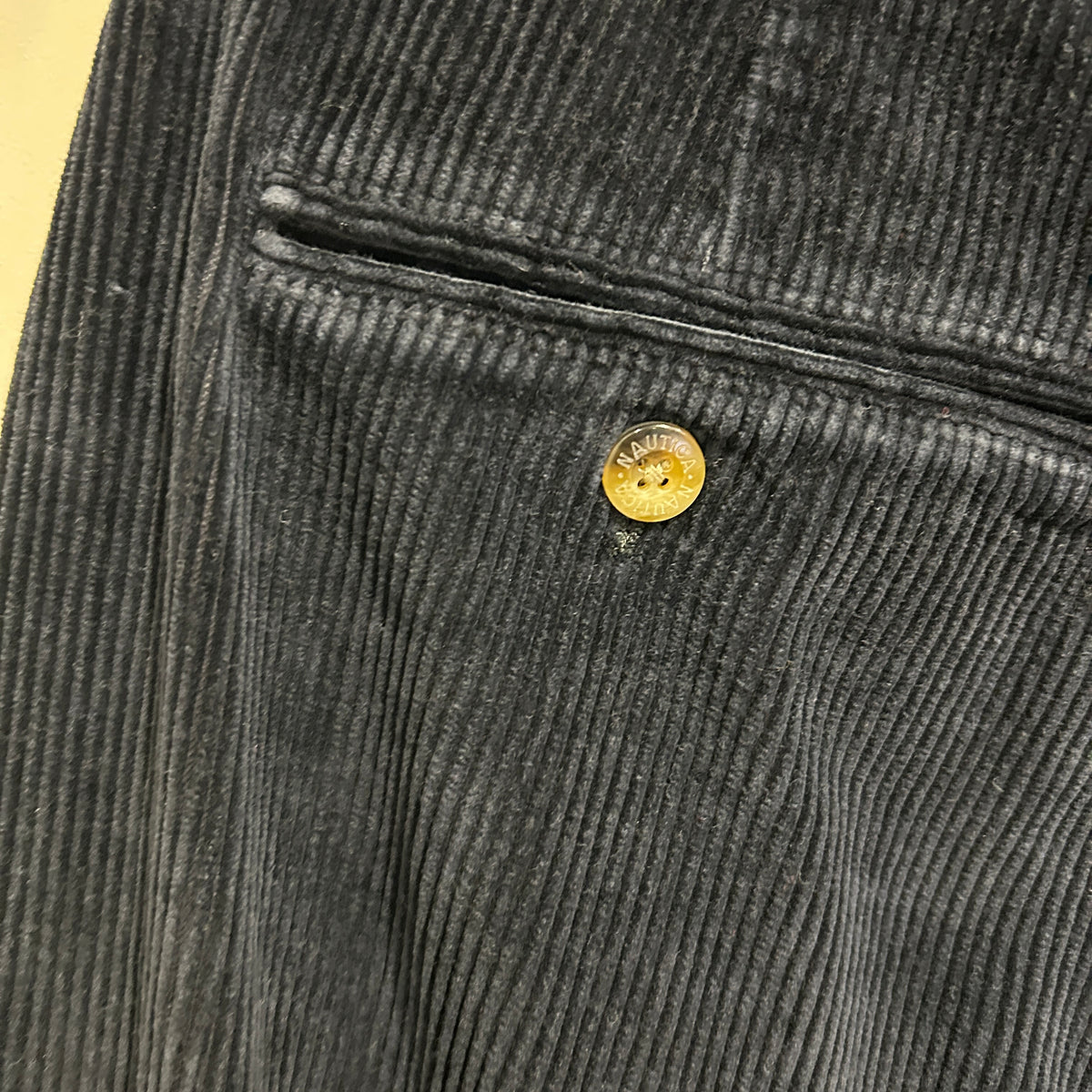 00's Nautica タック入り コーデュロイパンツ 紺 (W36 L30)/B4156P-SO