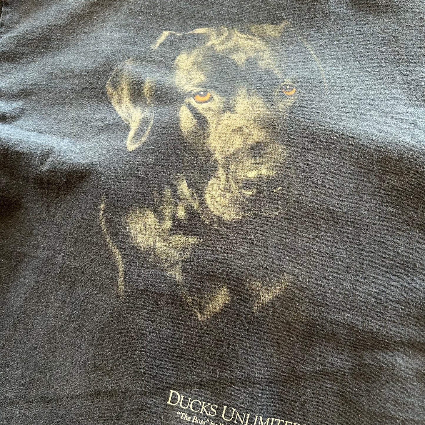 00's DUCKS UNLIMITED "The Boss" by Dave and Joan Hagan Tシャツ(XL)/A6514T-SO