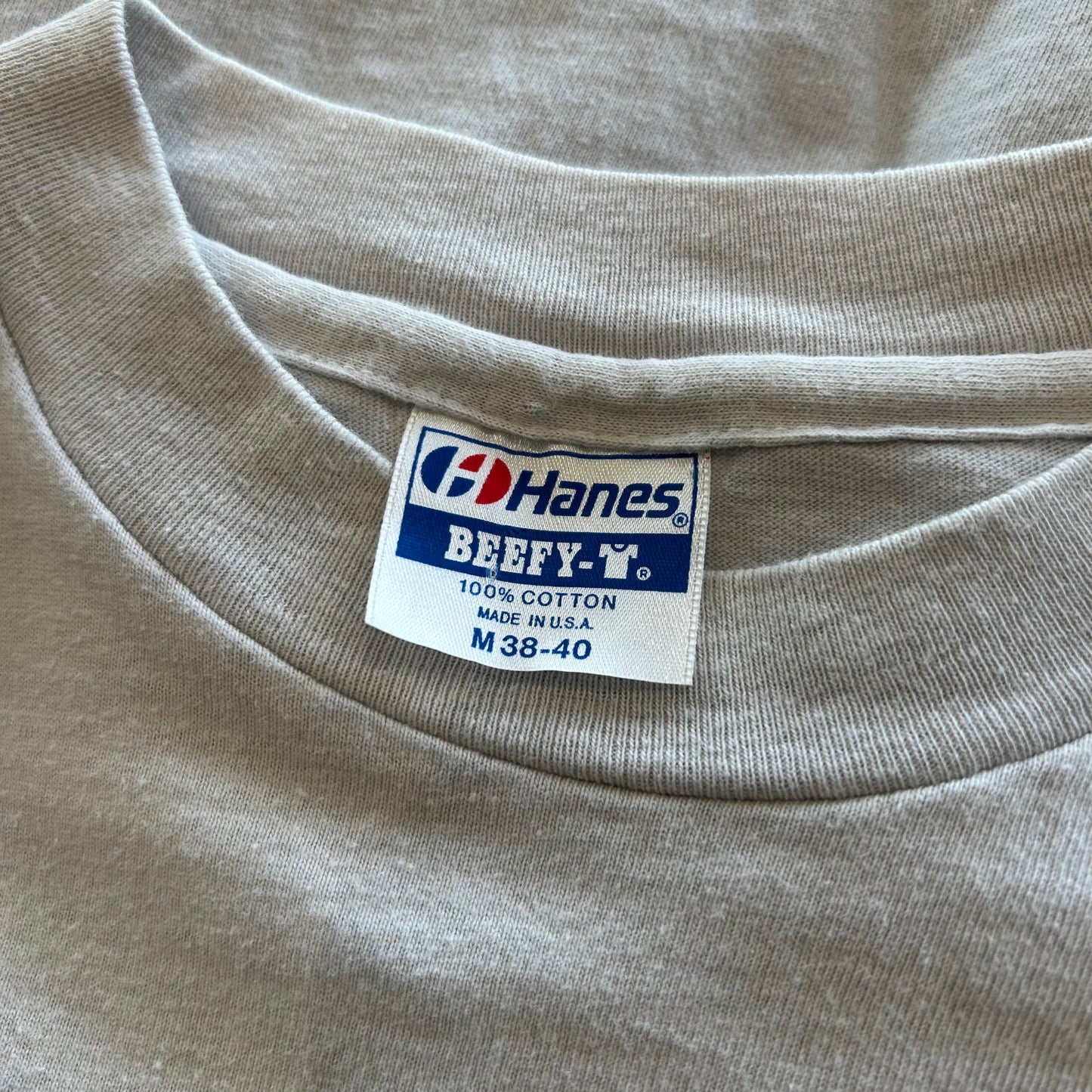 90's "RIDGCREST" L/S T-shirt ロンT 袖プリント(M)/A6380T-SO