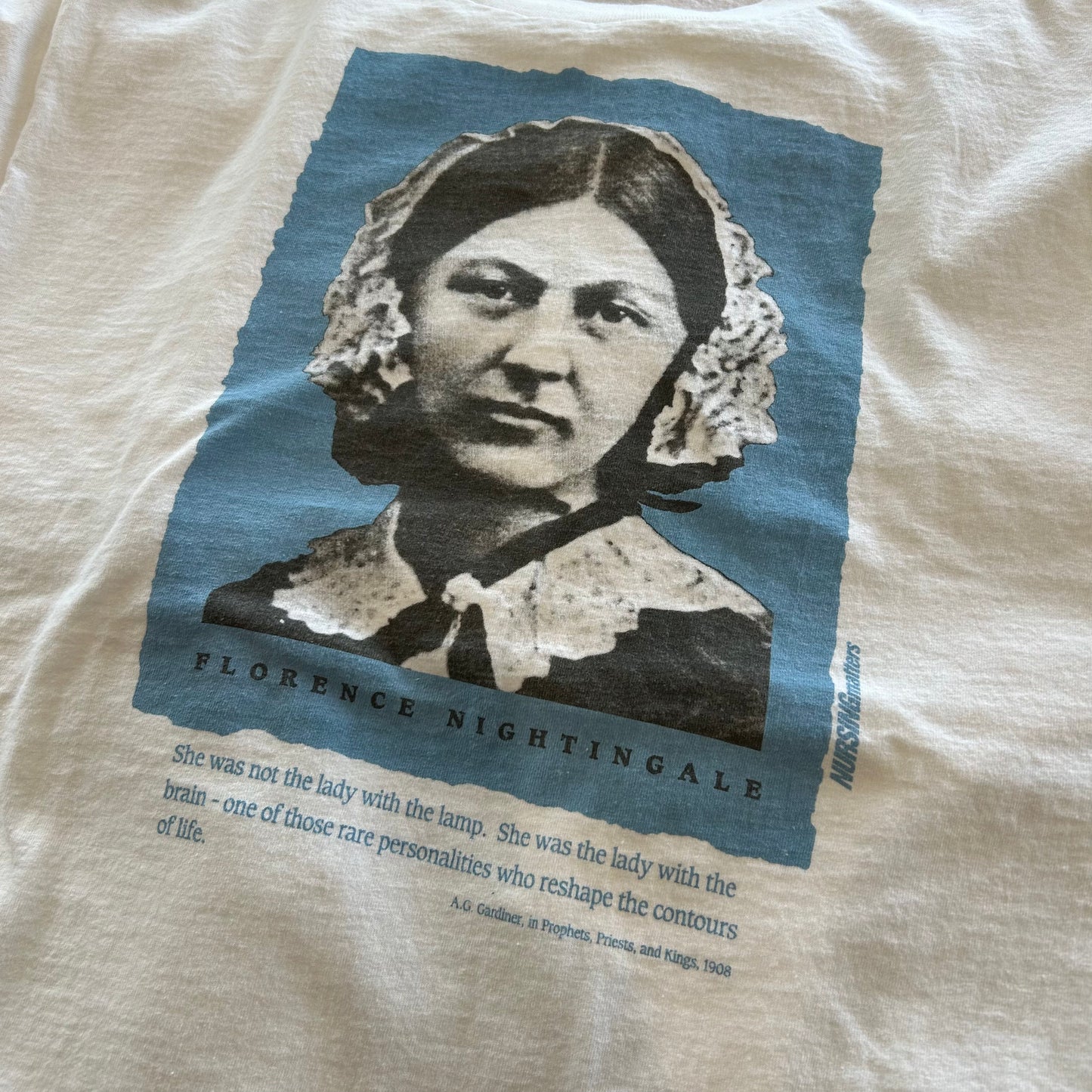 90's "FLORENCE NIGHTINGALE" ナイチンゲール Tシャツ (XL)/A6511T-SO