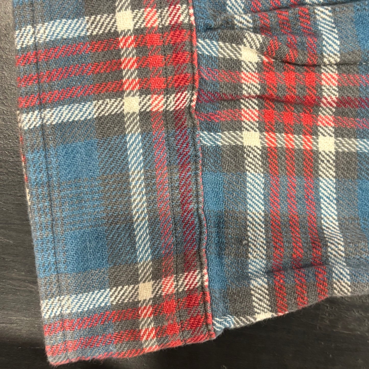 00's Ralph Lauren ラルフローレン チェックシャツ 青赤白 (L)/A7787S-SO