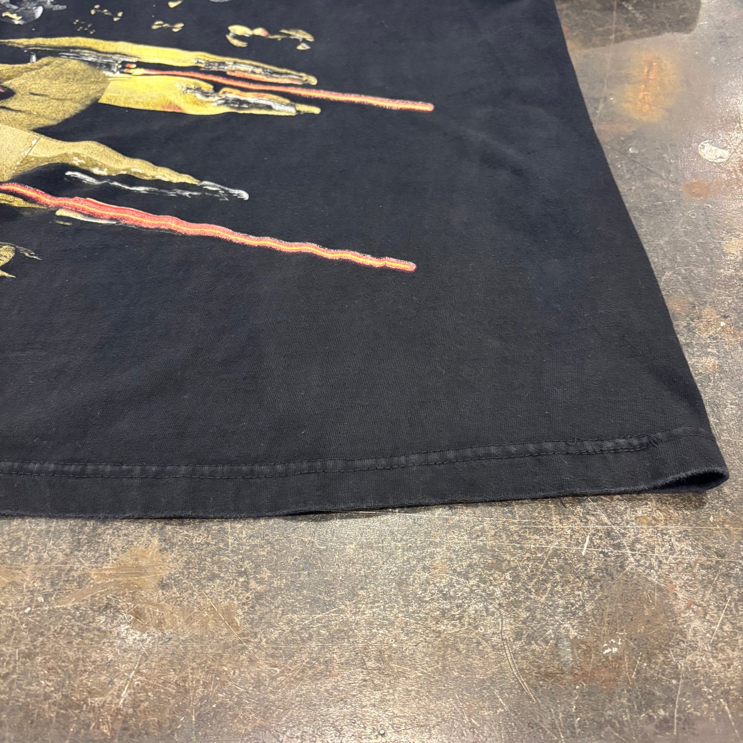 90's STAR WARS TRADE FEDERATION DROID FIGHTERS ムービーTシャツ ブラック (L) /C0388T-SO