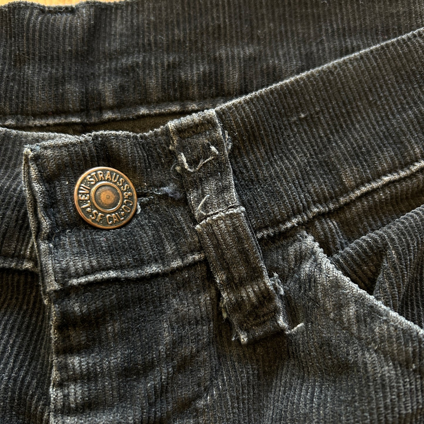 80's Levi's 519-1558 コーデュロイ 黒(W32×L30)/A8278P-SO