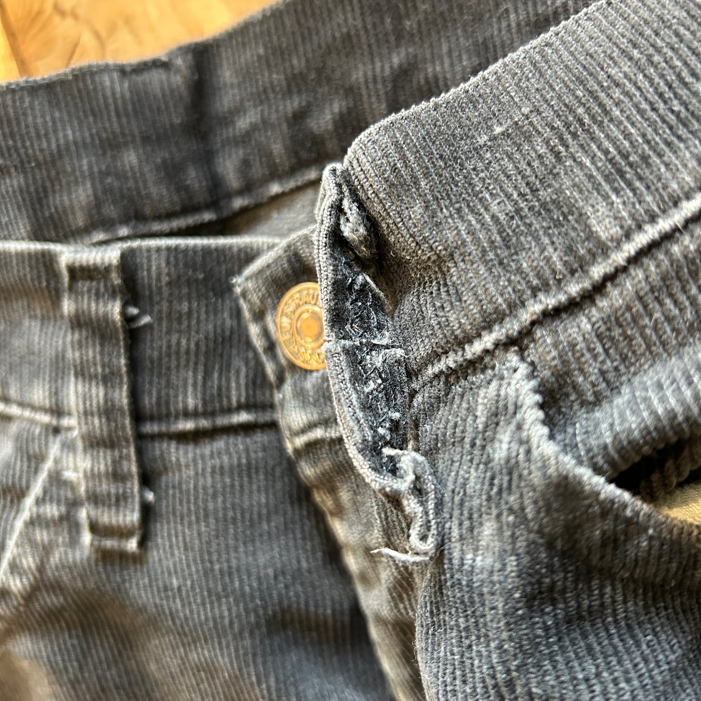 80's Levi's 519-1558 コーデュロイ 黒(W32×L30)/A8278P-SO