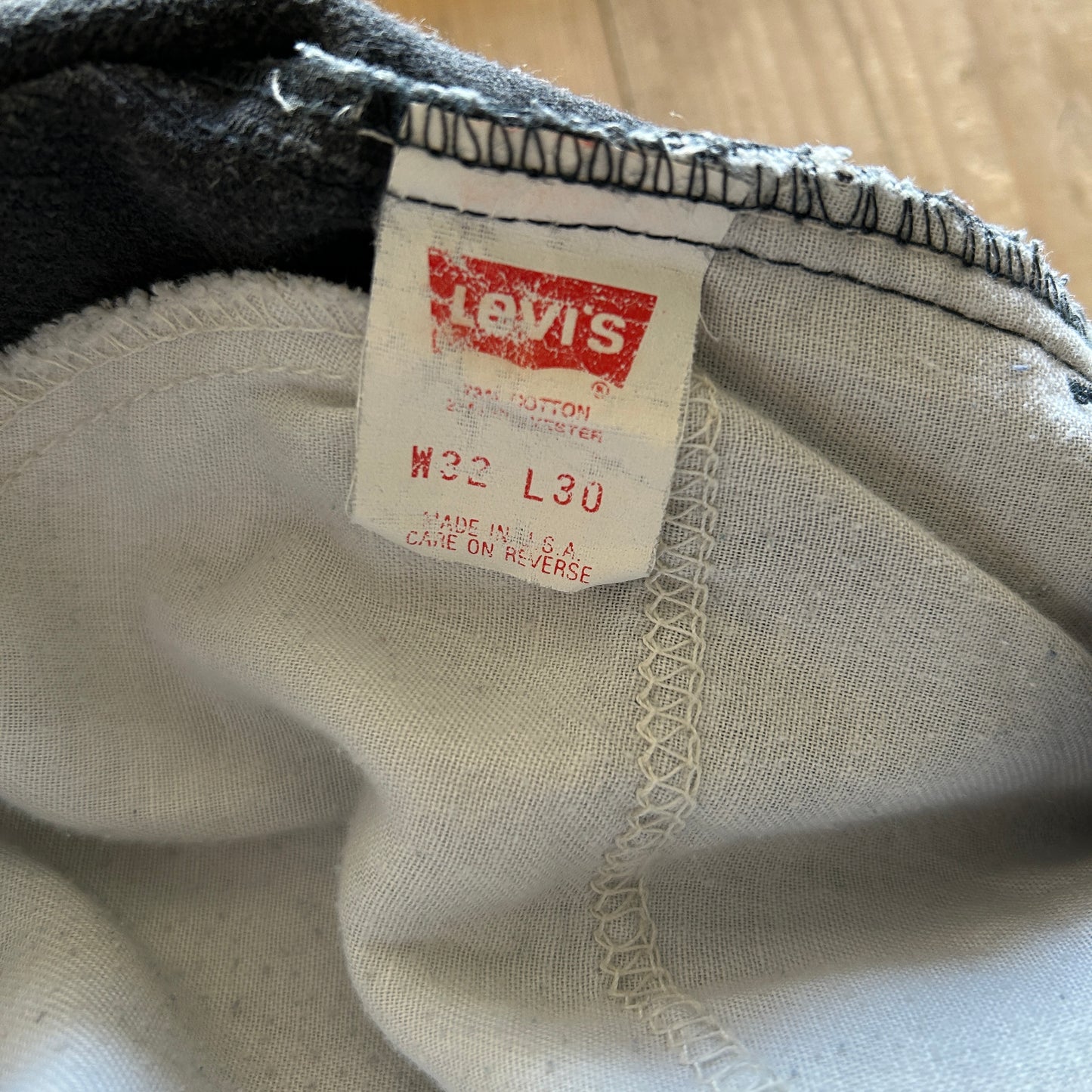 80's Levi's 519-1558 コーデュロイ 黒(W32×L30)/A8278P-SO