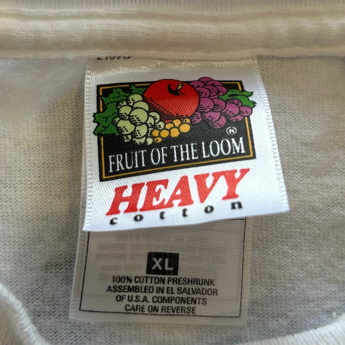 90's Fruit of The Loom NASCAR 1998 Winston Cup Series Tシャツ 白(XL)/B1936T-SO
