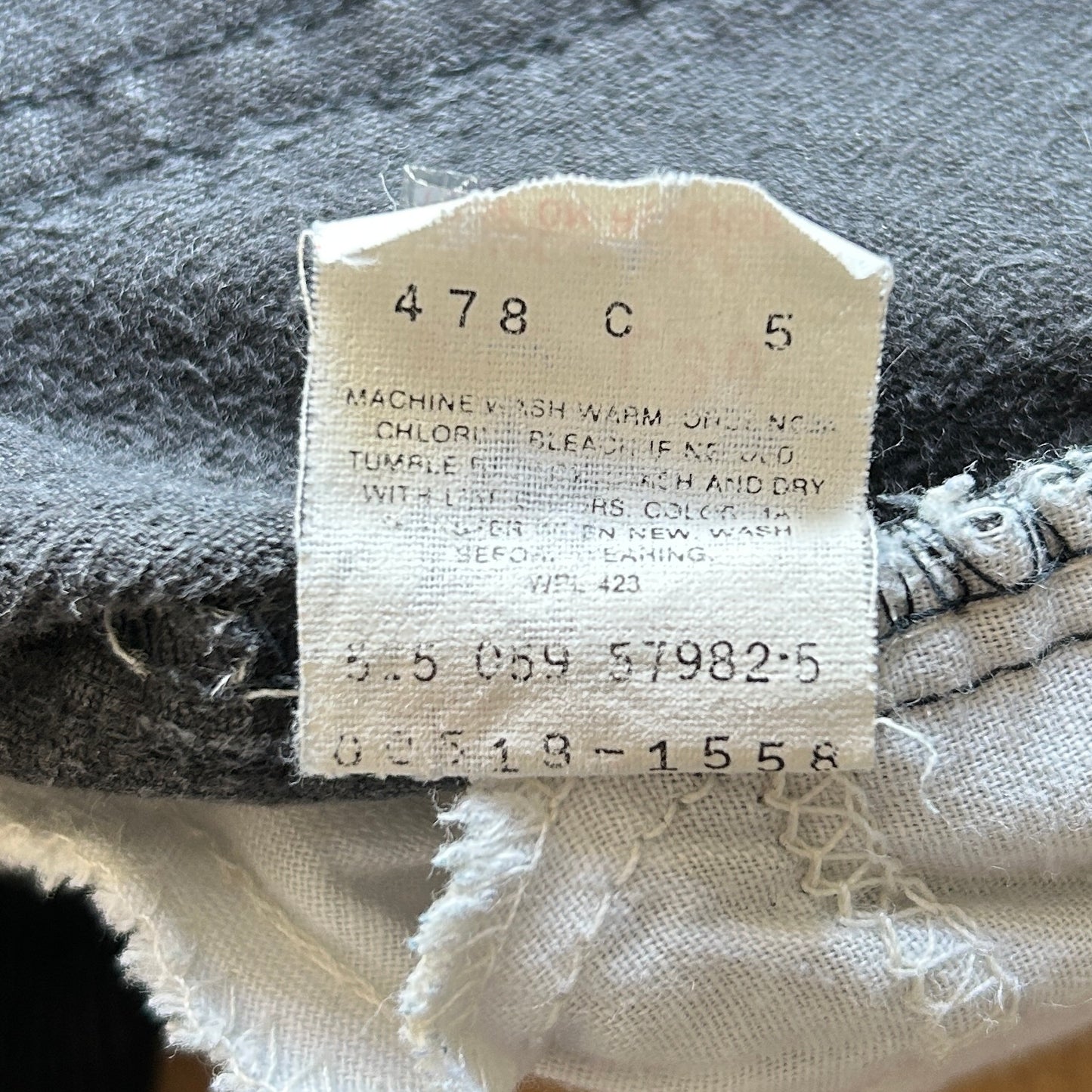 80's Levi's 519-1558 コーデュロイ 黒(W32×L30)/A8278P-SO