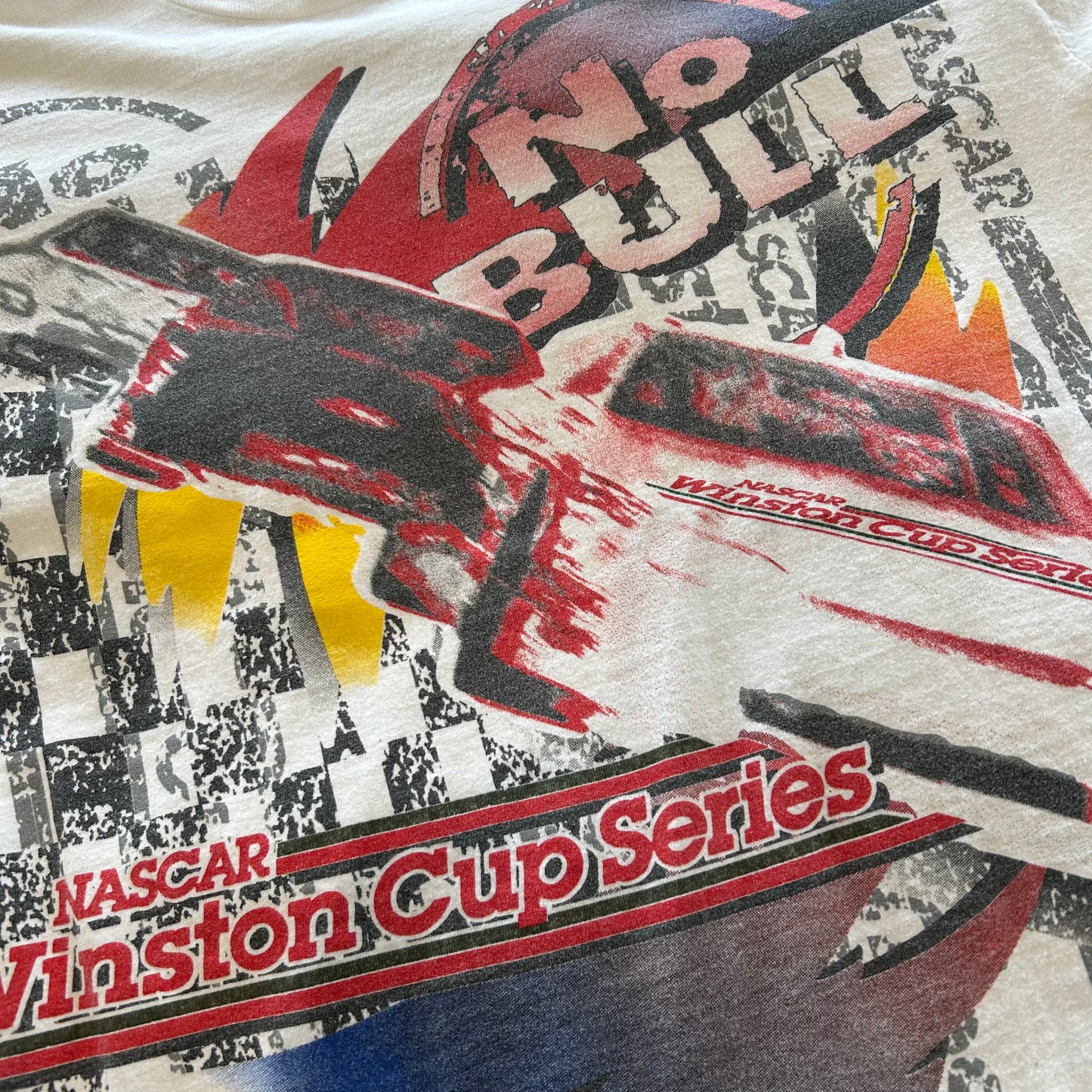 90's Fruit of The Loom NASCAR 1998 Winston Cup Series Tシャツ 白(XL)/B1936T-SO