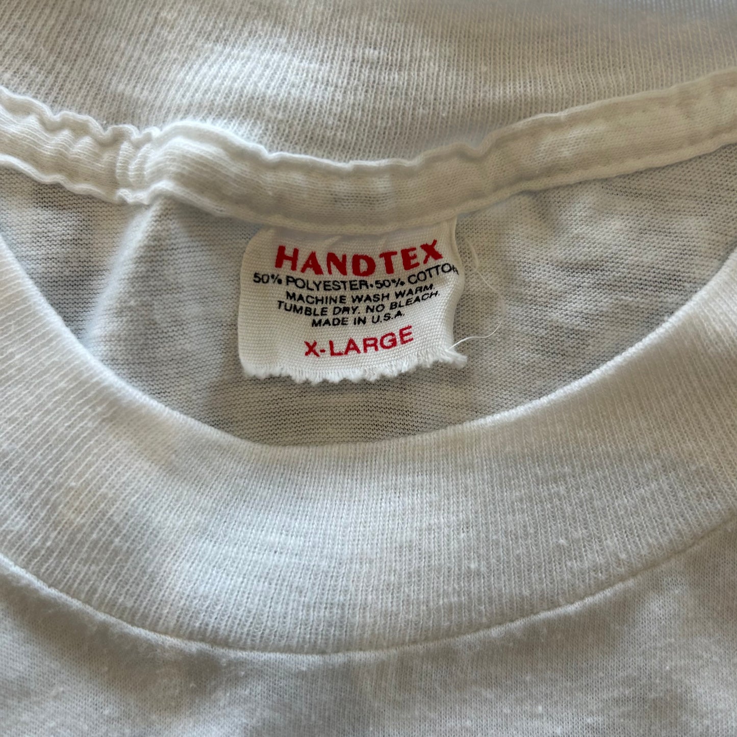 80's HANDTEX Soda Pop イラストプリントTシャツ 白(XL)/B2177T-SO