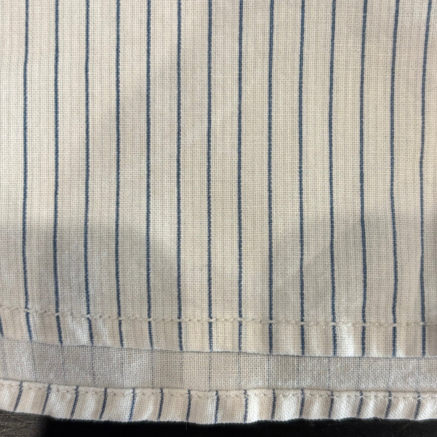 00's Ralph Lauren ラルフローレン ストライプシャツ 白青 (XL)/A7963S-SO